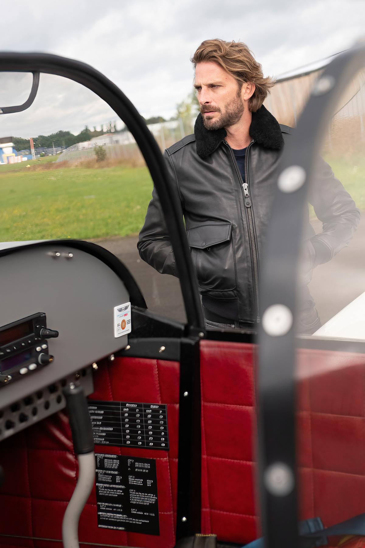 Chaqueta Hombre Schott LCFLYW22 BLACK — vista 4