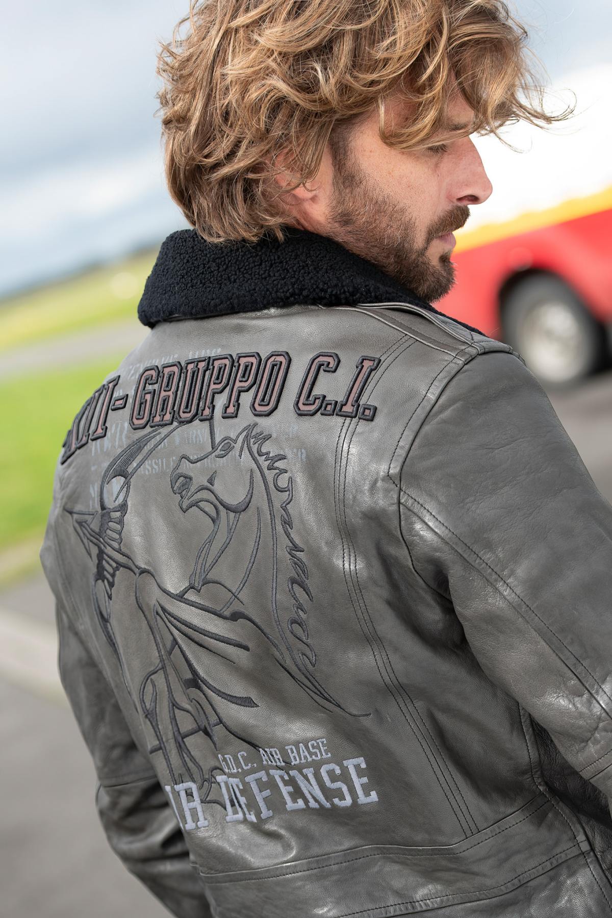 Giacche Uomo Aeronautica Militare PN953PL147 00010 ANTRACITE — vista 3