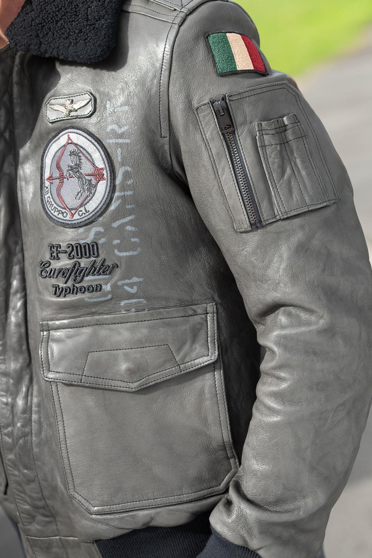 Giacche Uomo Aeronautica Militare PN953PL147 00010 ANTRACITE — vista 5