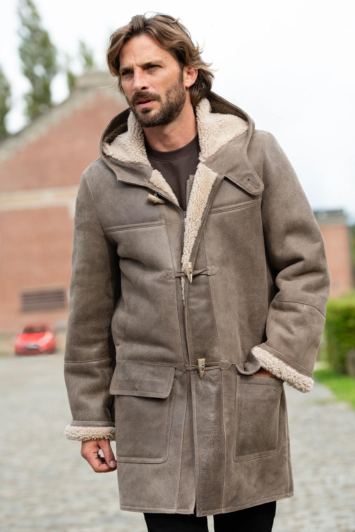 Giacche Uomo Cityzen DUFFLECOAT SABLE — vista 2
