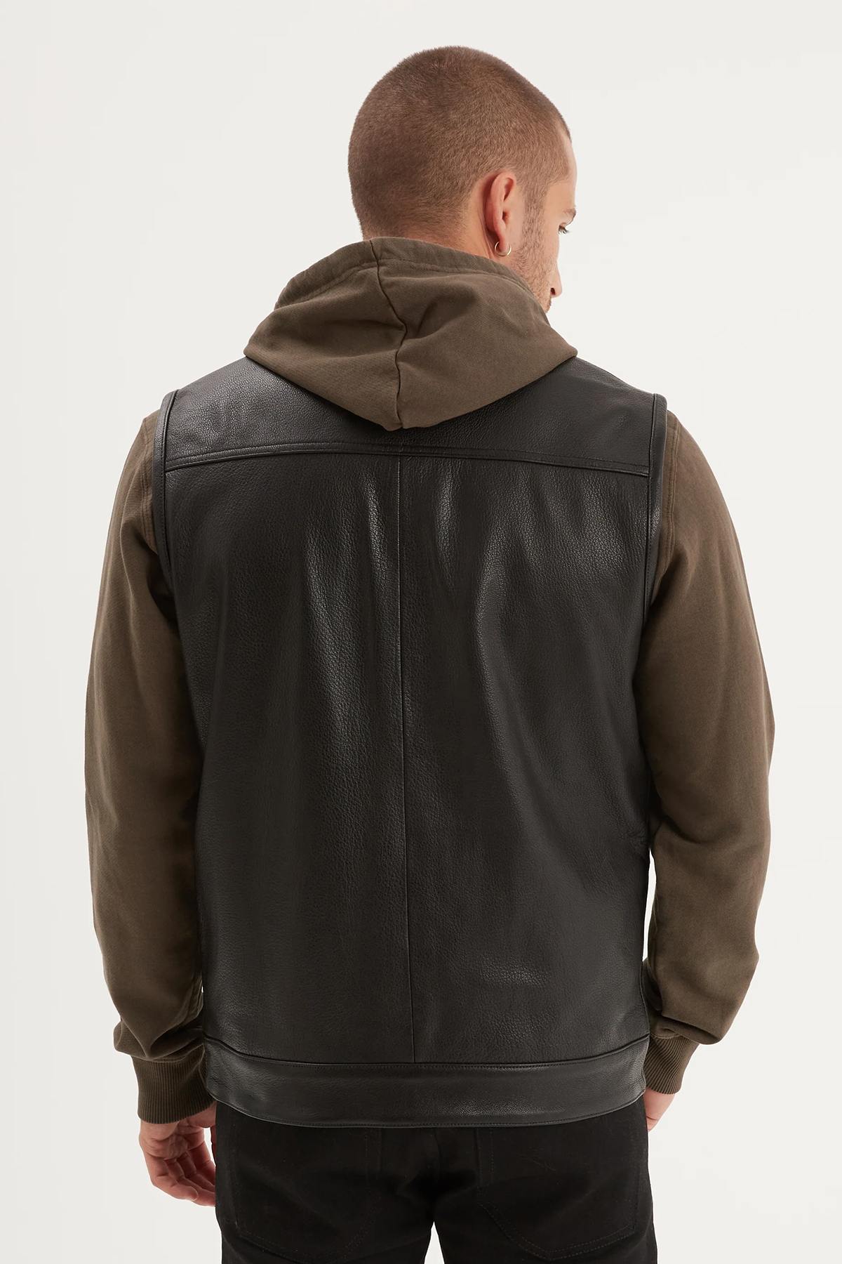 Gilet Uomo Daytona WEST ROAD GOAT DEER BLACK  — vista 6