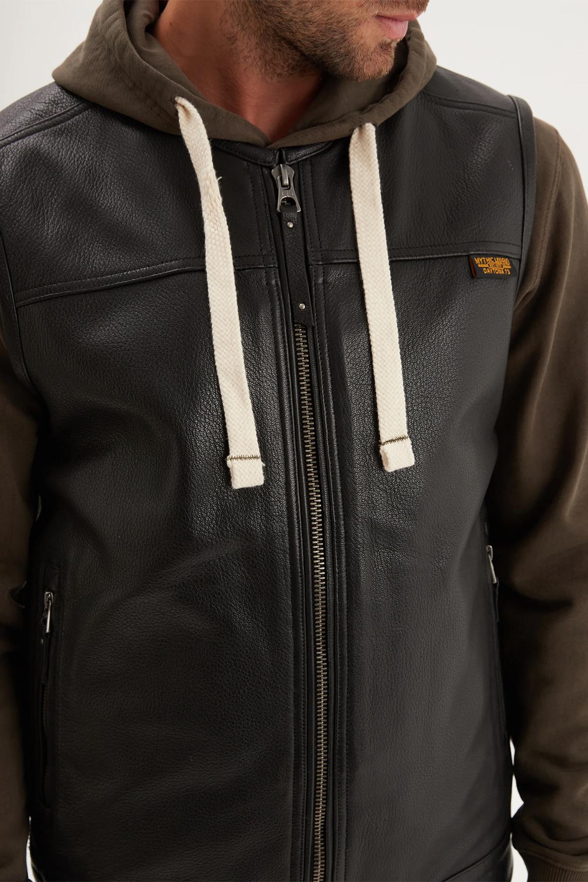 Gilet Uomo Daytona WEST ROAD GOAT DEER BLACK  — vista 8