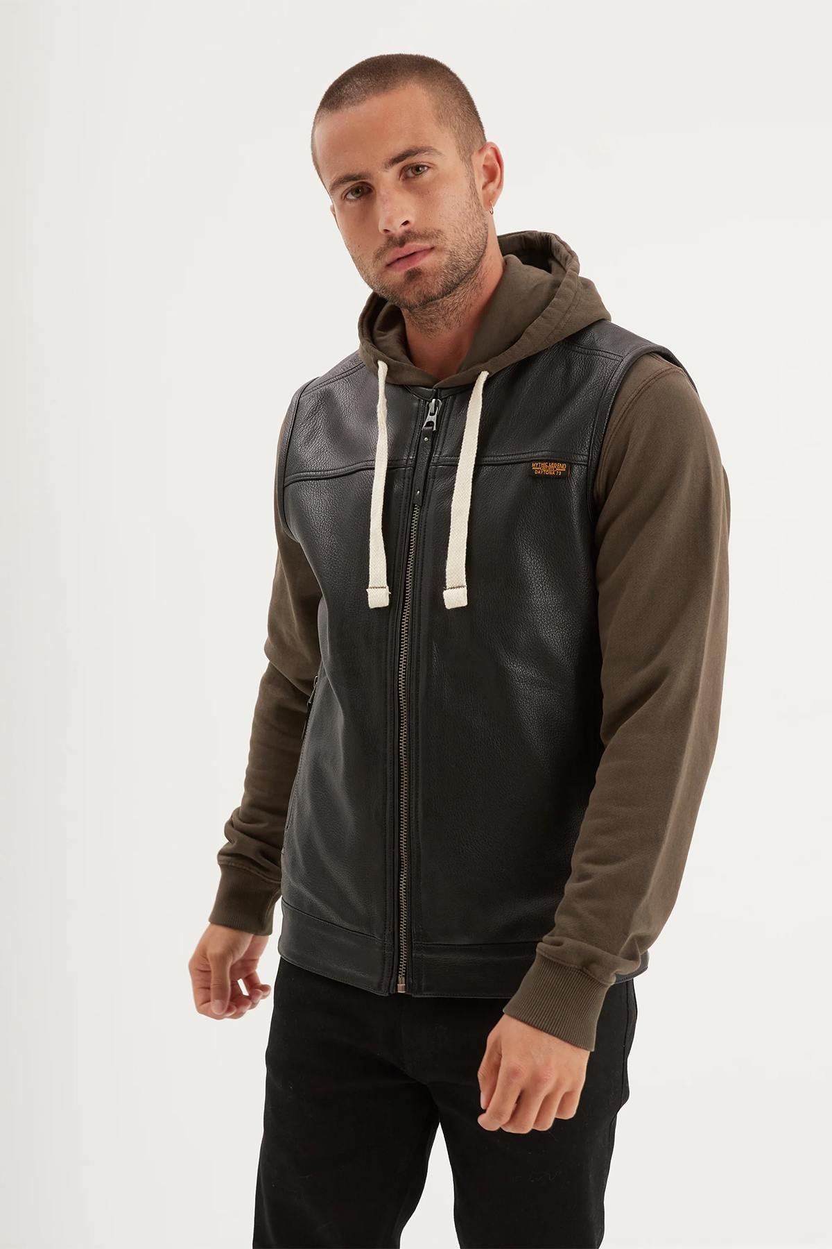 Gilet Uomo Daytona WEST ROAD GOAT DEER BLACK  — vista 9