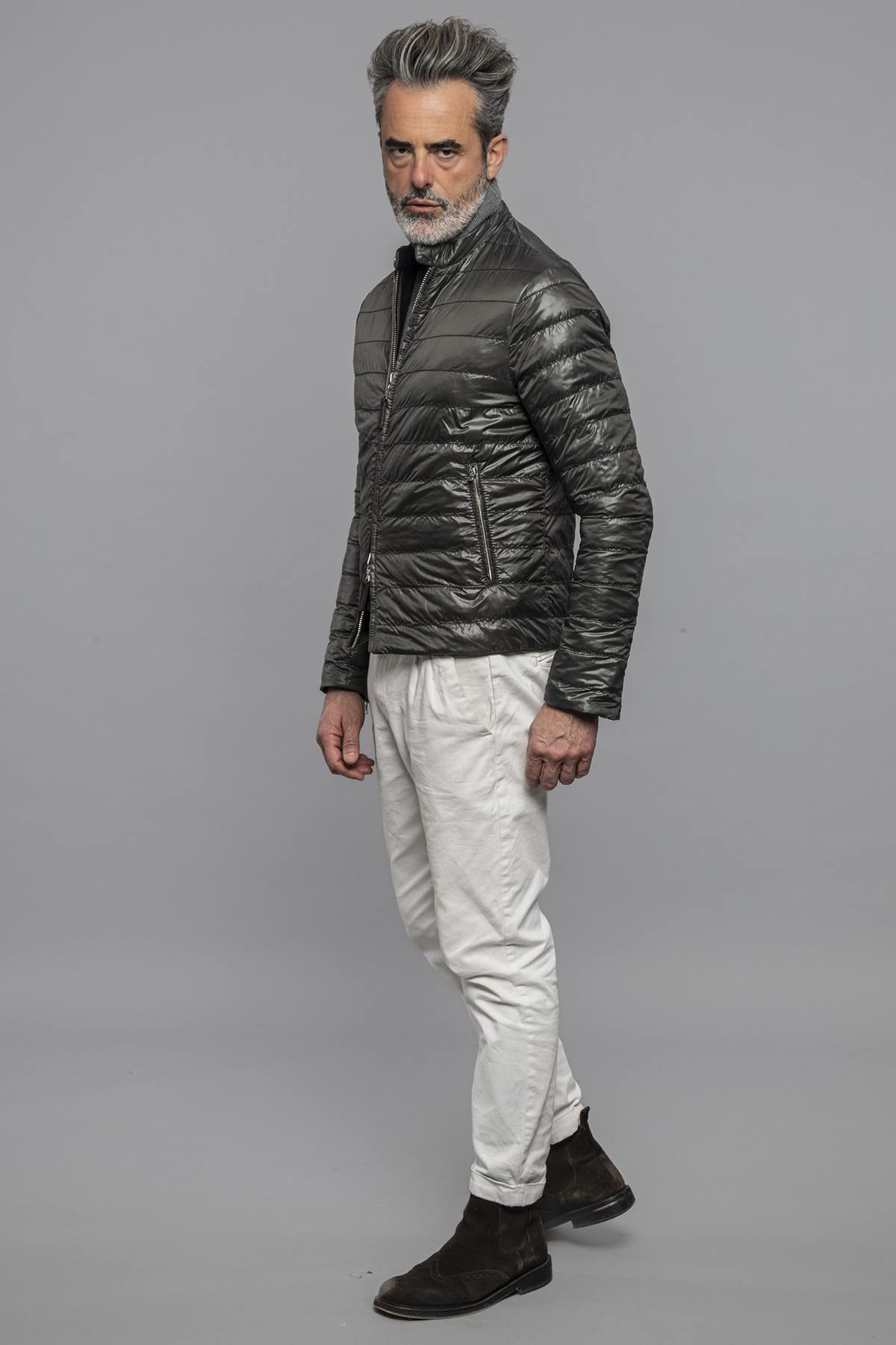 Blouson Homme The Jack Leathers BACKWARDS REVERSIBLE PLONGE BLACK — vue 4