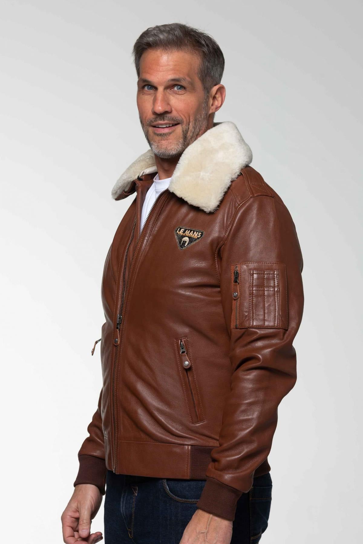 Chaqueta Hombre Steve Mcqueen JOHN SHEEP CROWN TORTOISE — vista 3