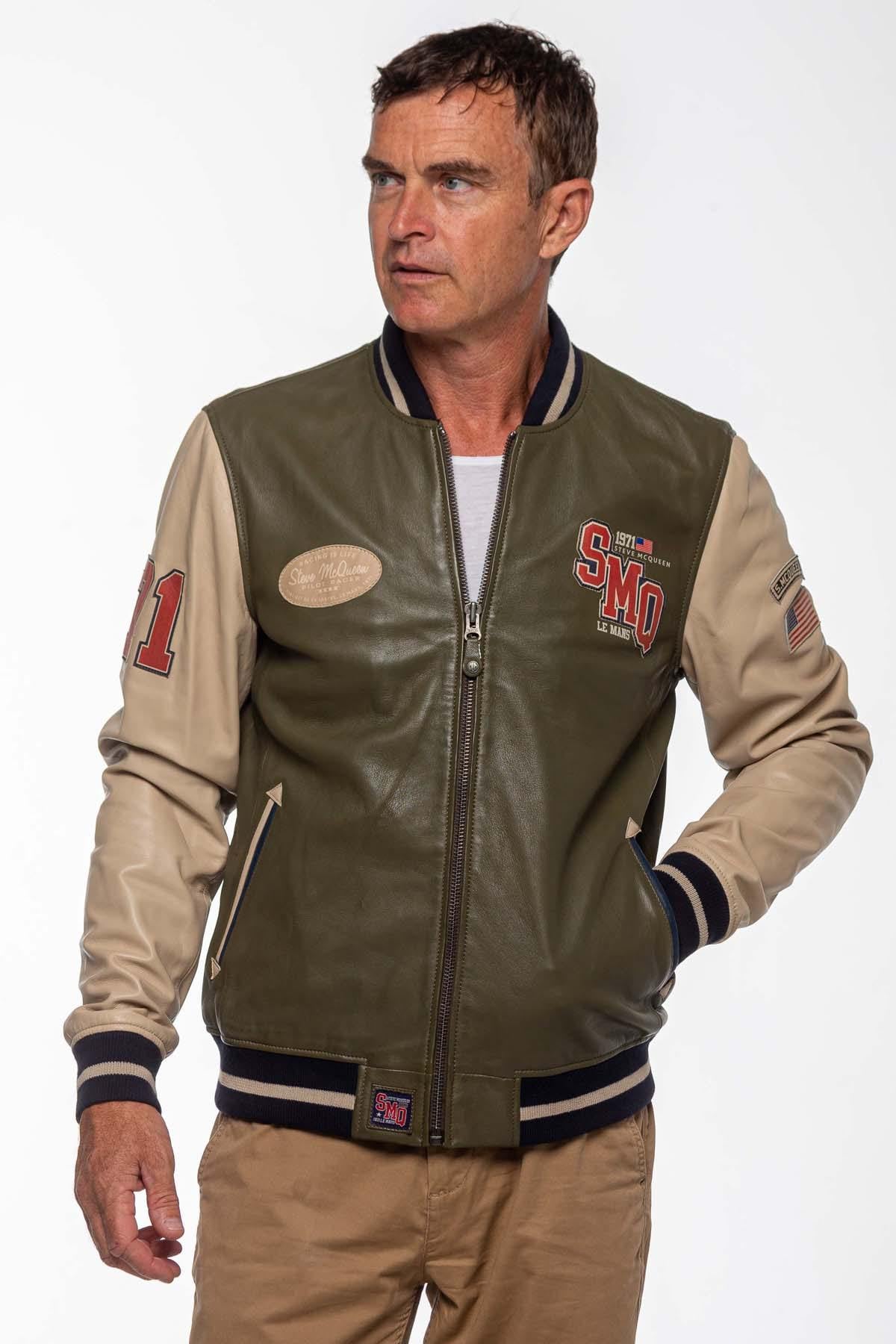 Blouson Homme Steve Mcqueen COOLER KING STEVE MCQUEEN LIGHT KAKI — vue 2