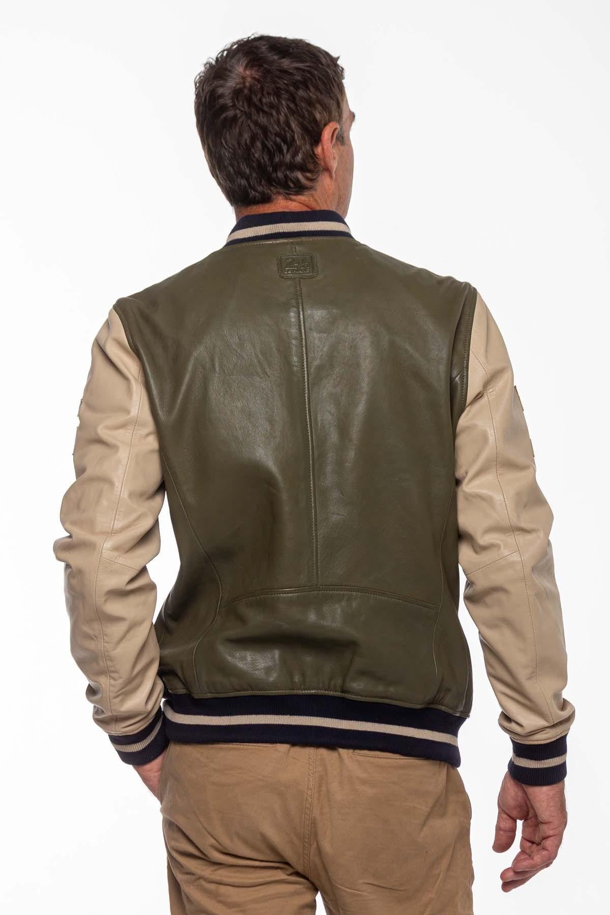 Blouson Homme Steve Mcqueen COOLER KING STEVE MCQUEEN LIGHT KAKI — vue 3