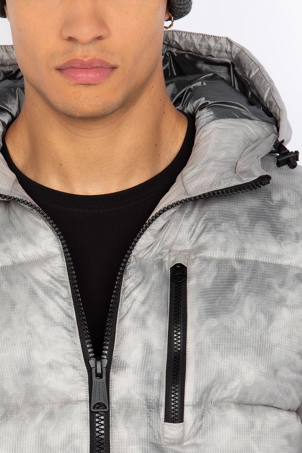 Giacche Uomo Schott INWOOD LIGHT GREY — vista 5