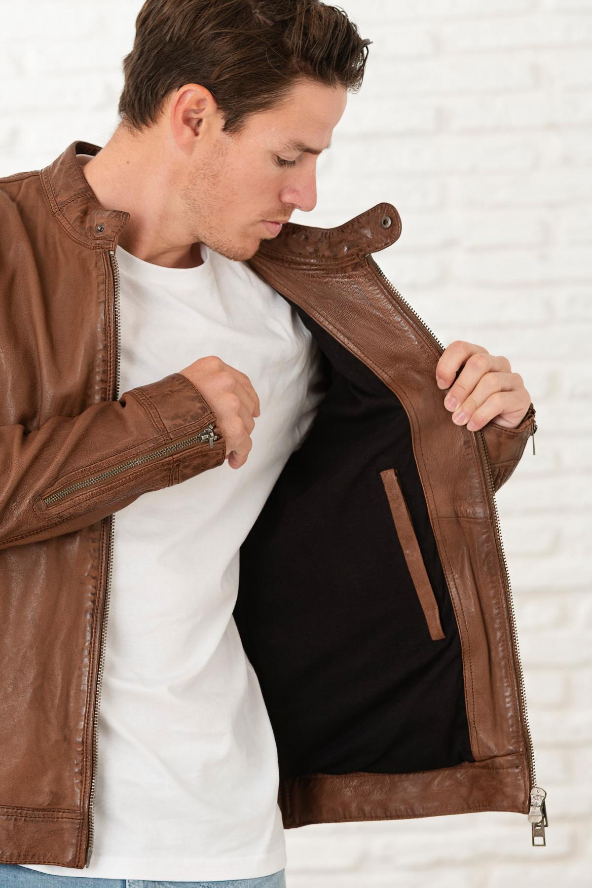 Giacche Uomo Oakwood BOBBY TAN 515 — vista 4