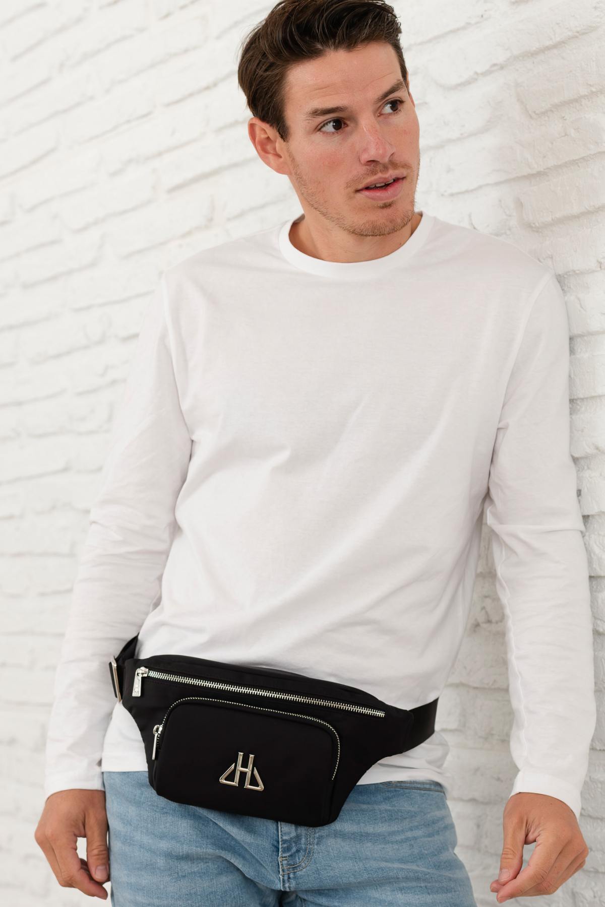 Sacoche Homme Horspist PANAME BLACK NYLON V2 — vue 3