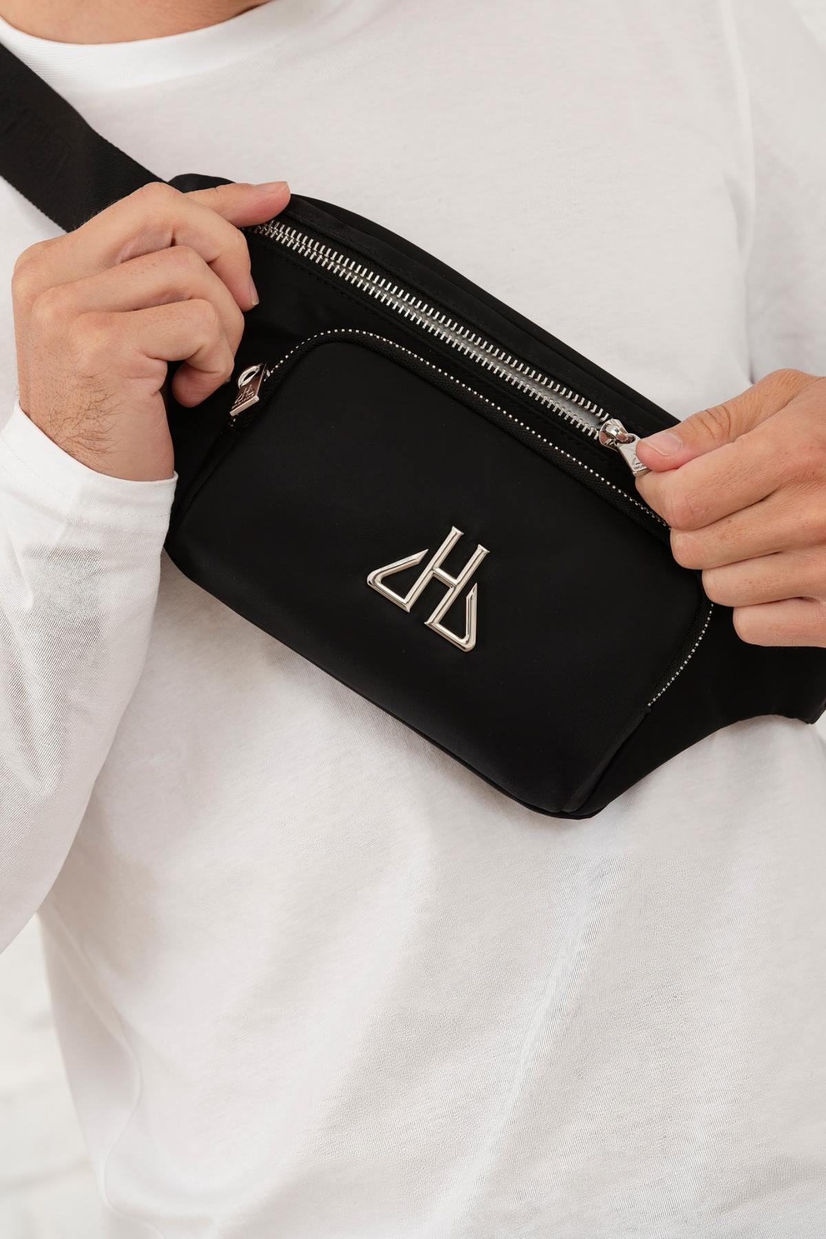 Sacoche Homme Horspist PANAME BLACK NYLON V2 — vue 1