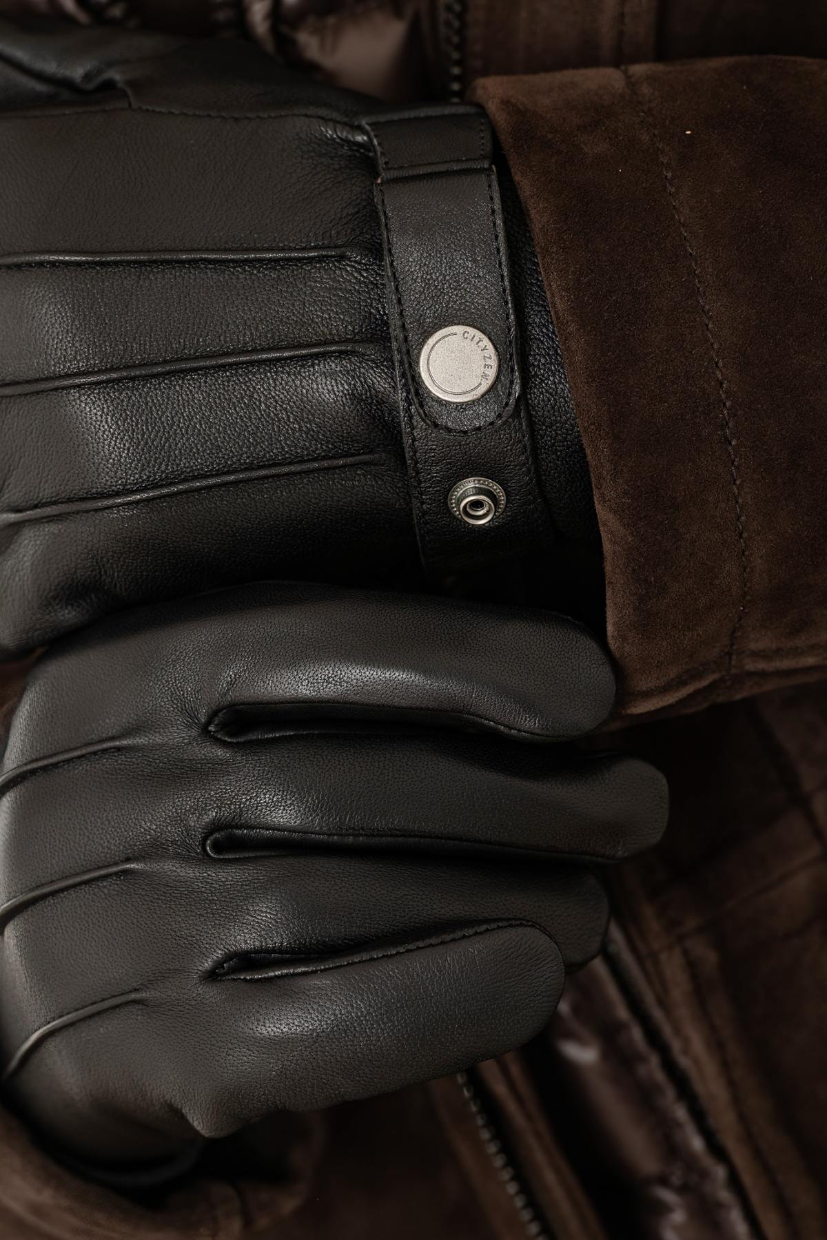 Guanti Uomo Cityzen LEDUC BLACK — vista 4