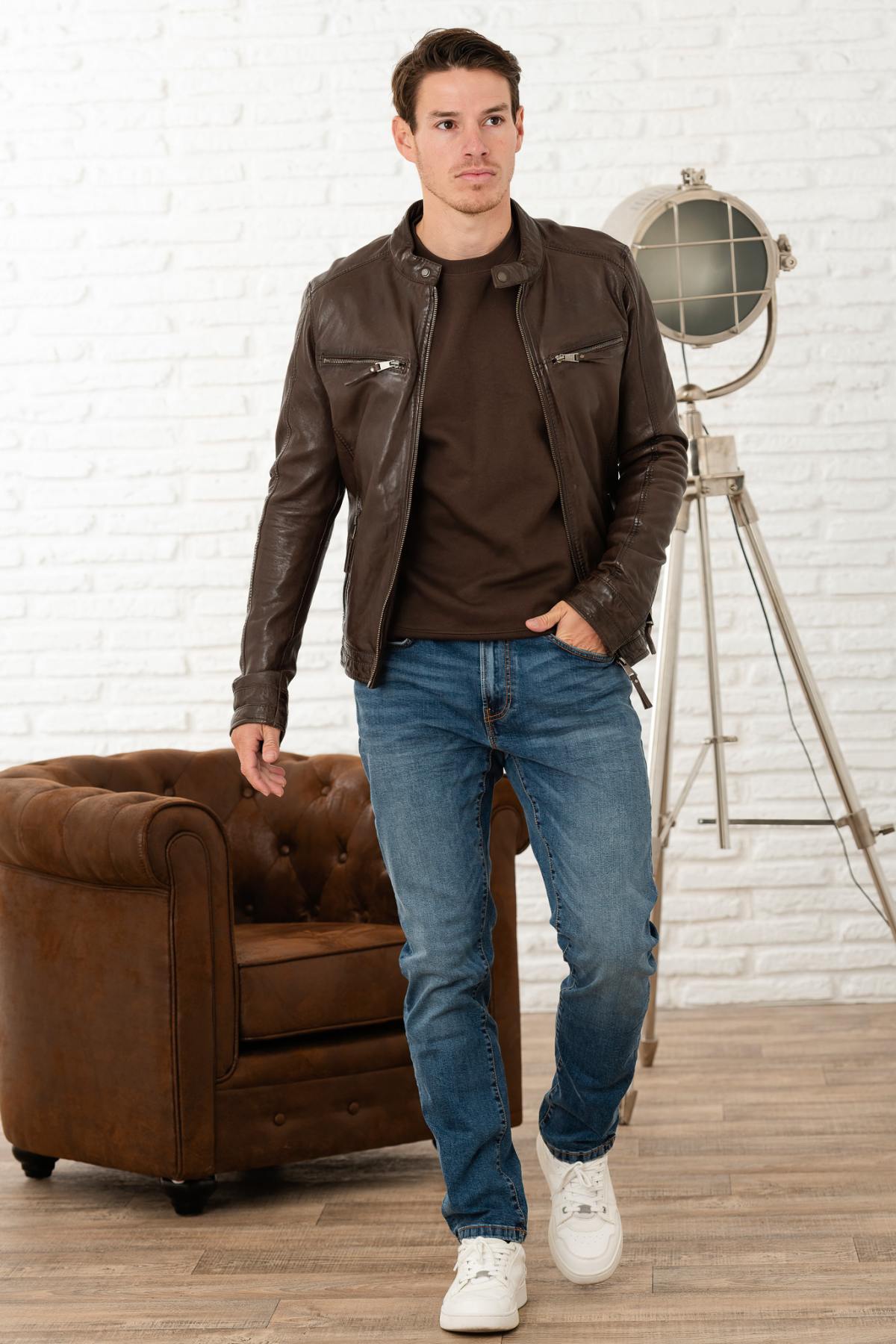 Chaqueta Hombre Cityzen KANSAS BROWN — vista 6