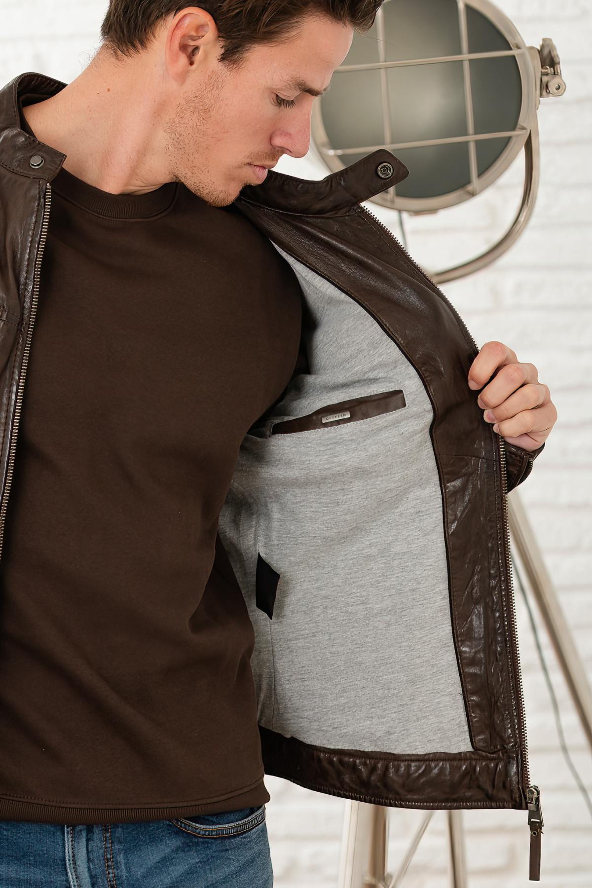 Chaqueta Hombre Cityzen KANSAS BROWN — vista 5