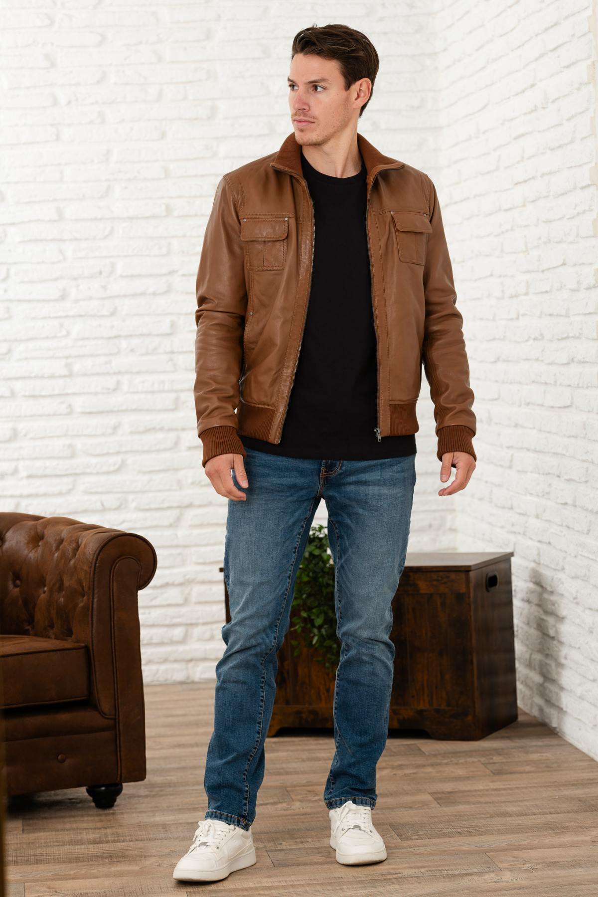 Giacche Uomo Serge Pariente DANY AG OXBLOOD — vista 2