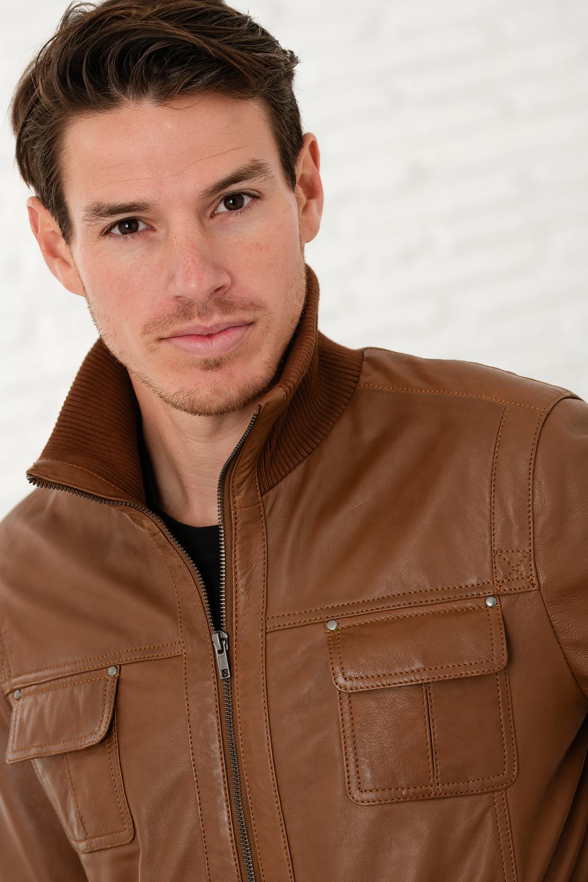 Giacche Uomo Serge Pariente DANY AG OXBLOOD — vista 4