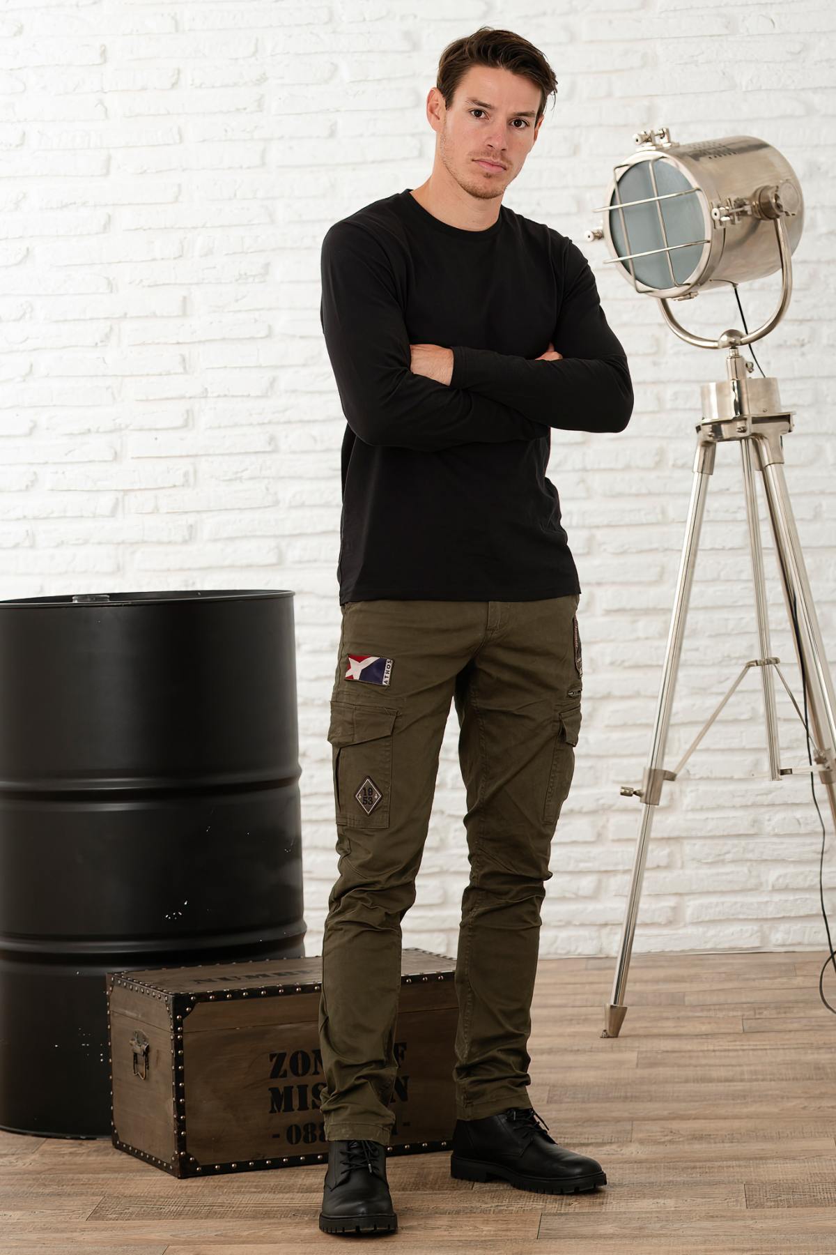 Herren Hose Patrouille De France AIX VISION KHAKI — Ansicht 5