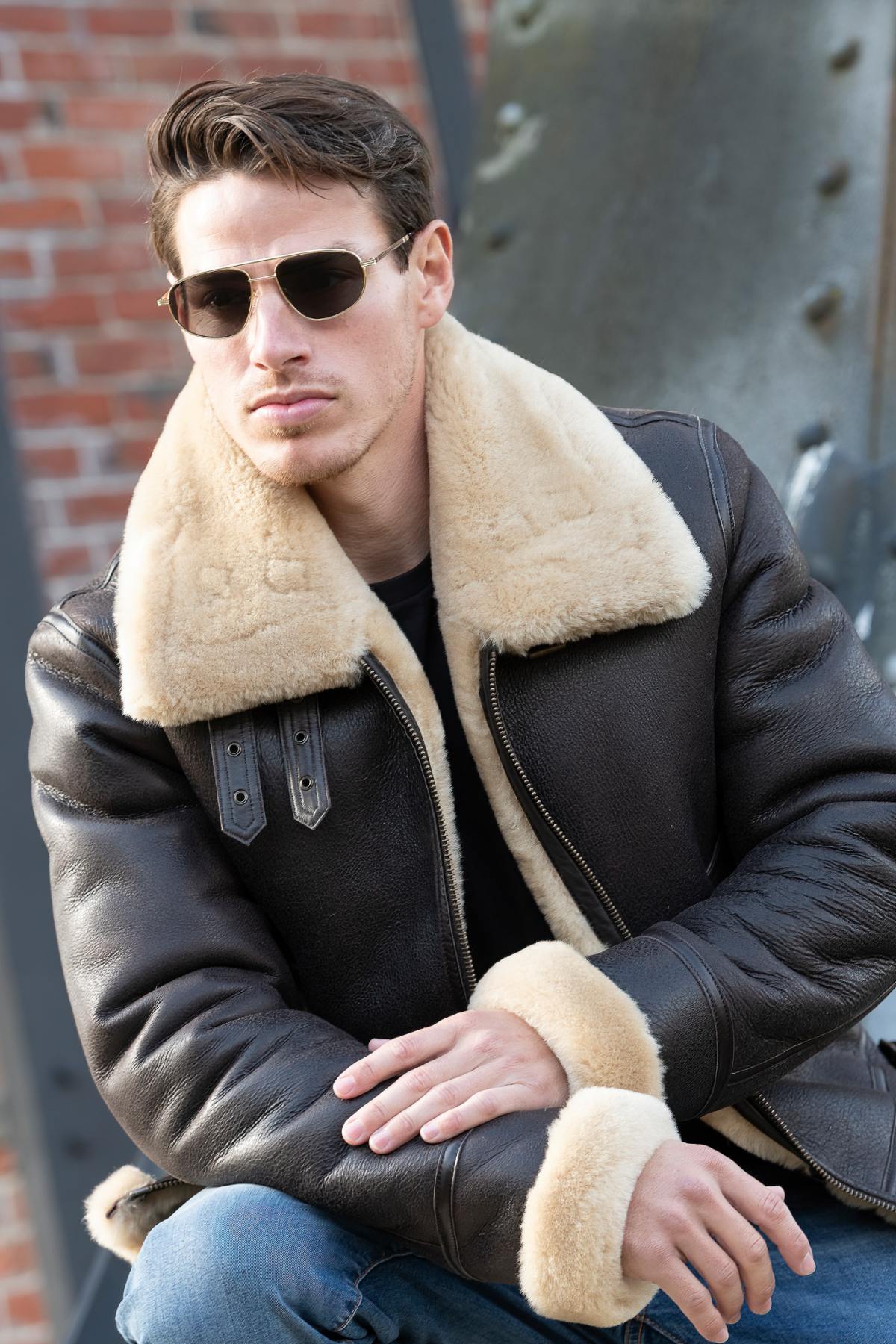 Giacche Uomo Cityzen BERLIN BROWN BEIGE — vista 1