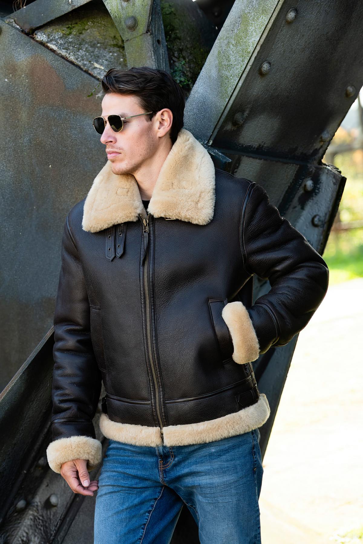 Giacche Uomo Cityzen BERLIN BROWN BEIGE — vista 2