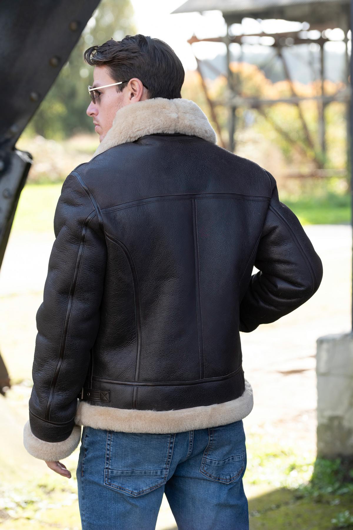 Giacche Uomo Cityzen BERLIN BROWN BEIGE — vista 3