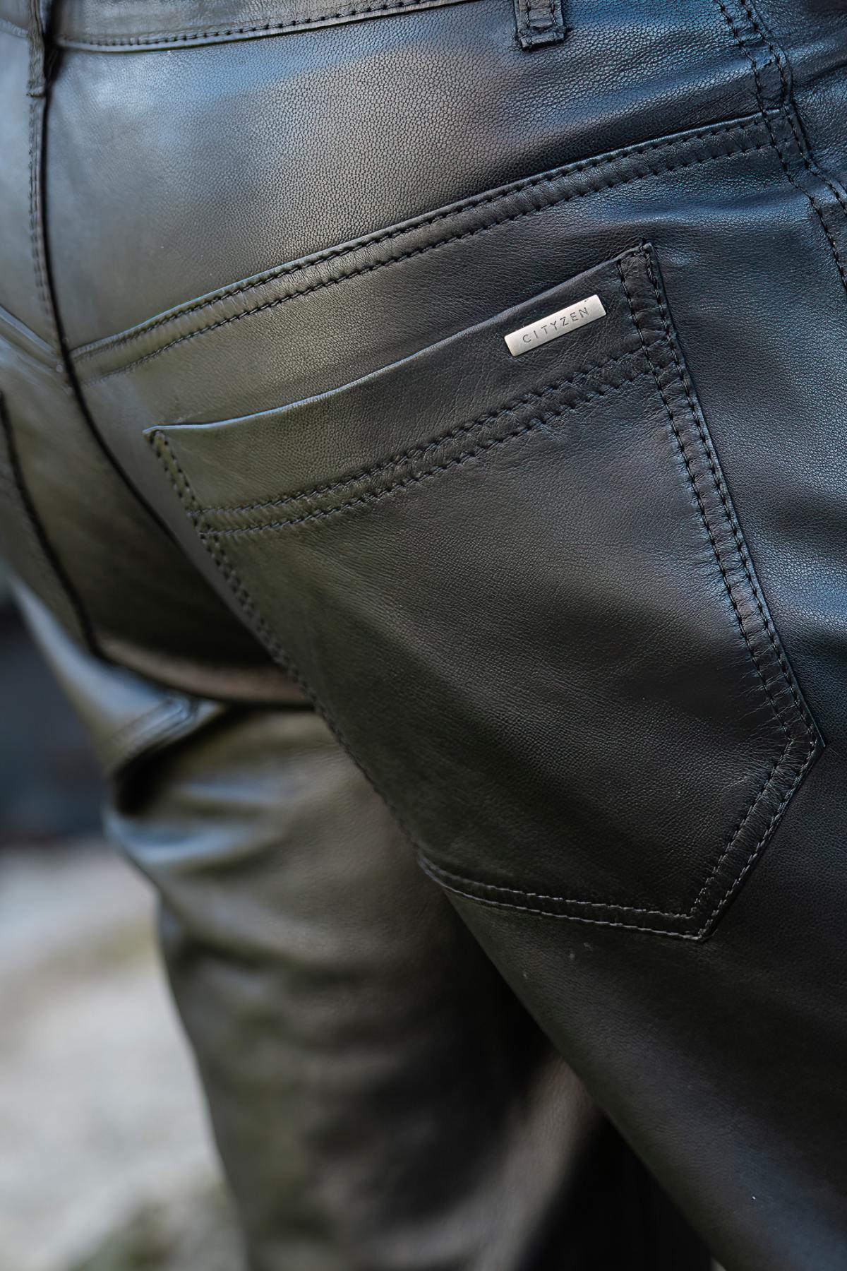 Pantalon Hombre Cityzen MENDOZA SHEEP VEG BLACK — vista 4