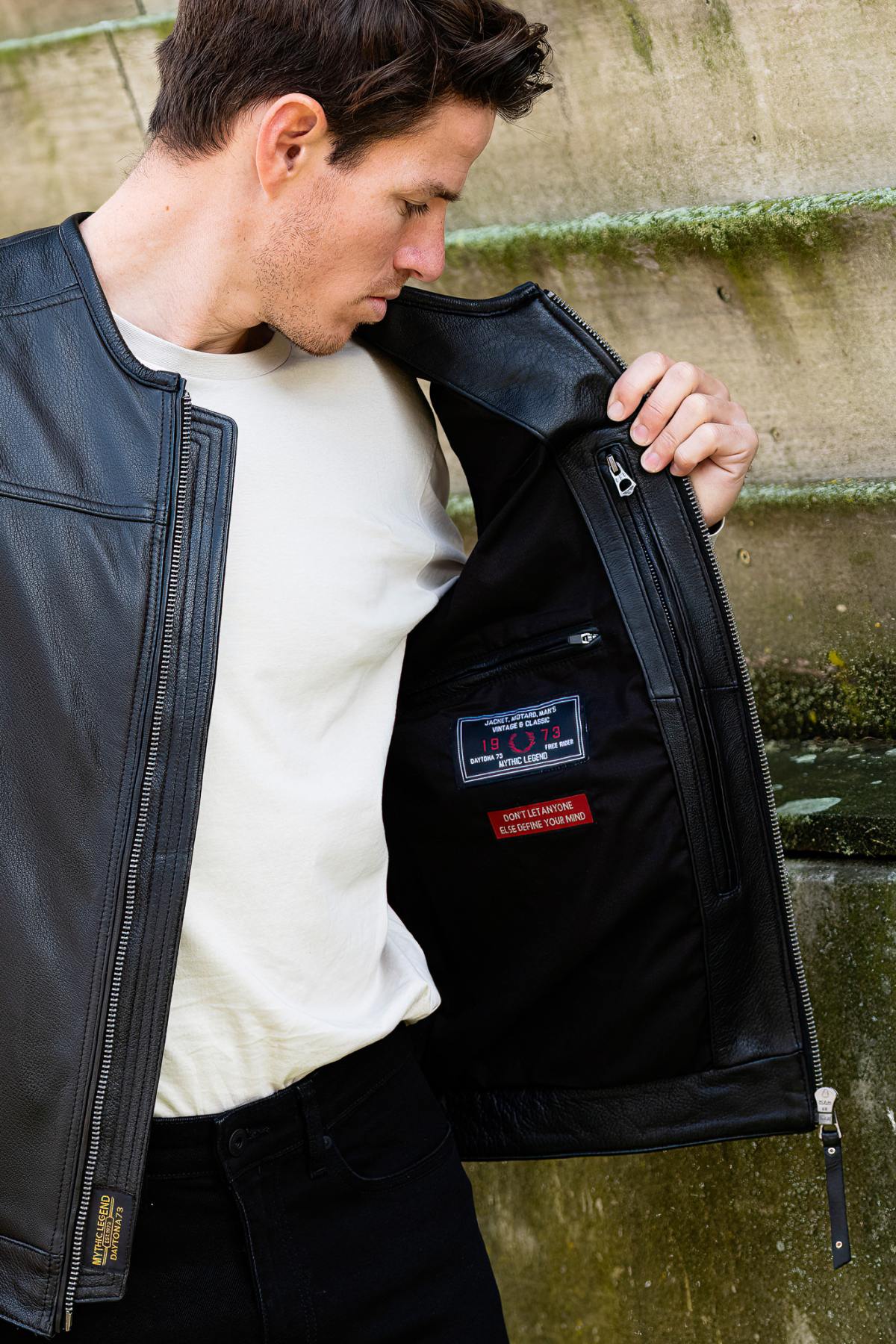 Gilet Uomo Daytona WEST ROAD GOAT DEER BLACK  — vista 3