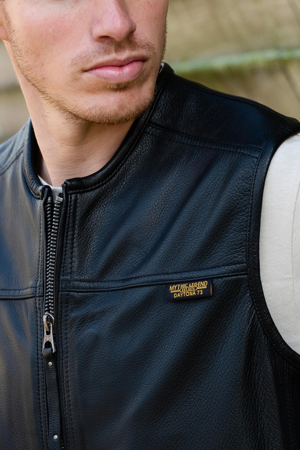 Gilet Uomo Daytona WEST ROAD GOAT DEER BLACK  — vista 2