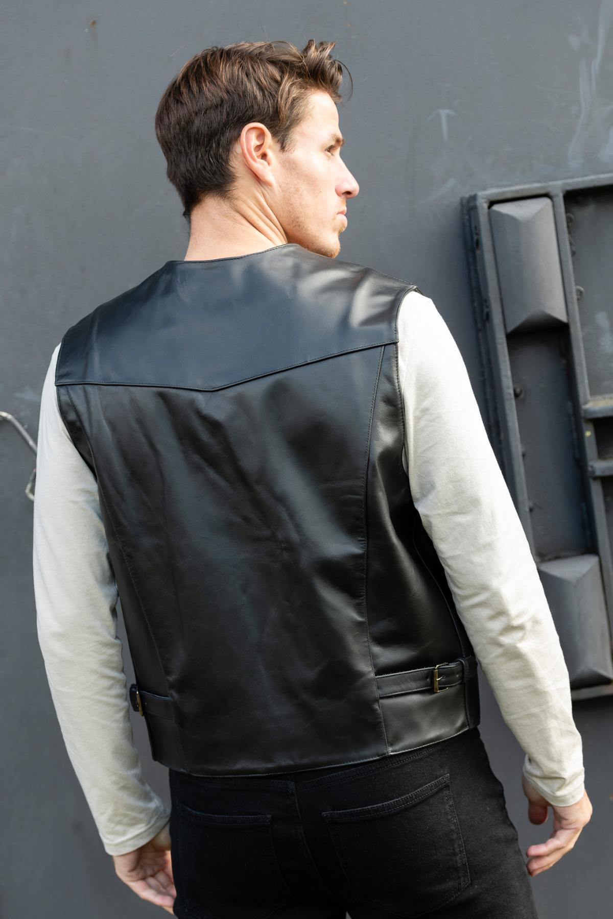 Gilet Uomo Buco J300 HORSEHIDE — vista 3