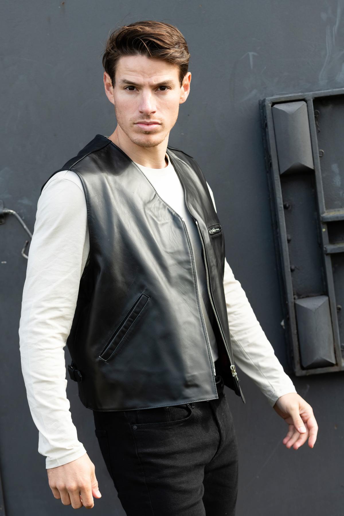 Gilet Uomo Buco J300 HORSEHIDE — vista 4