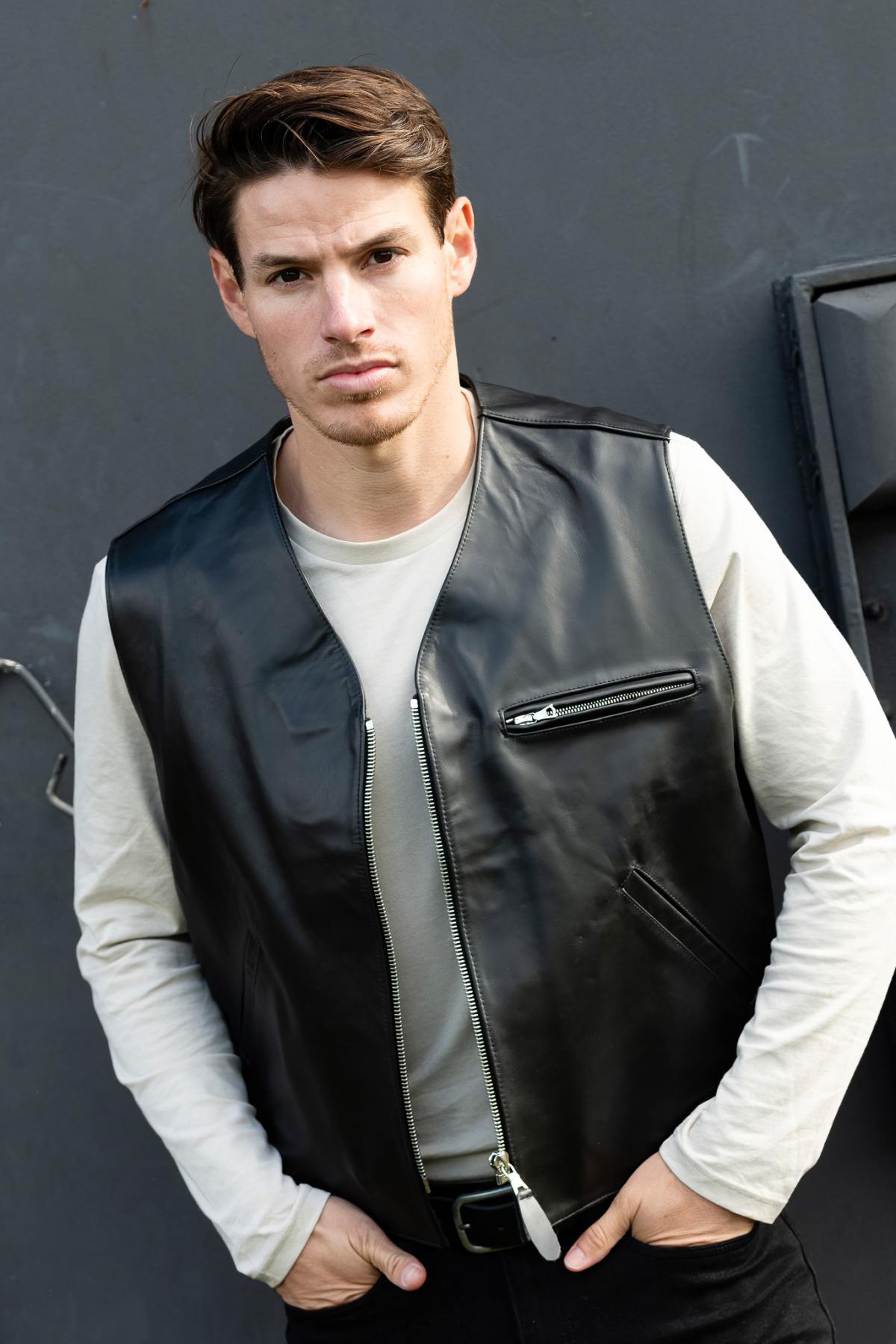 Gilet Uomo Buco J300 HORSEHIDE — vista 6