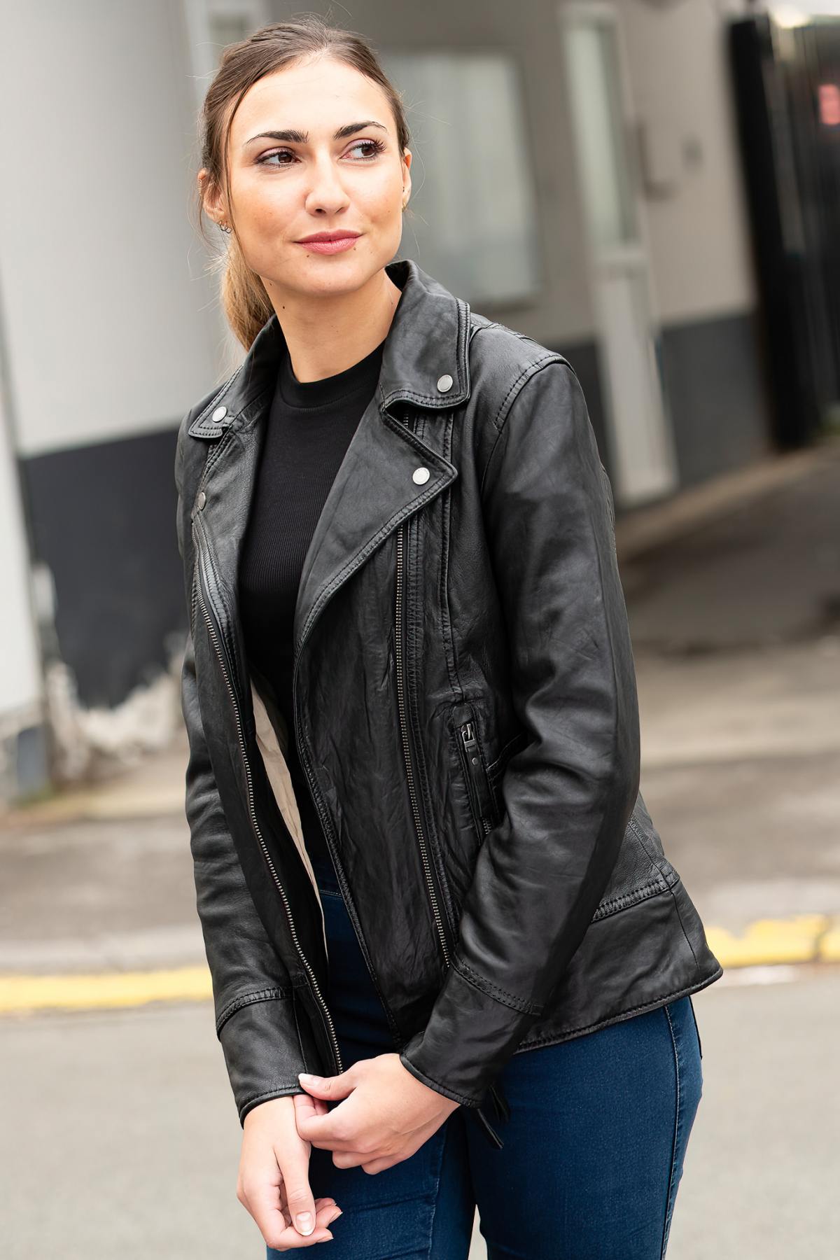 Chaqueta Mujeres Cityzen TEXAS CZ BLACK — vista 5