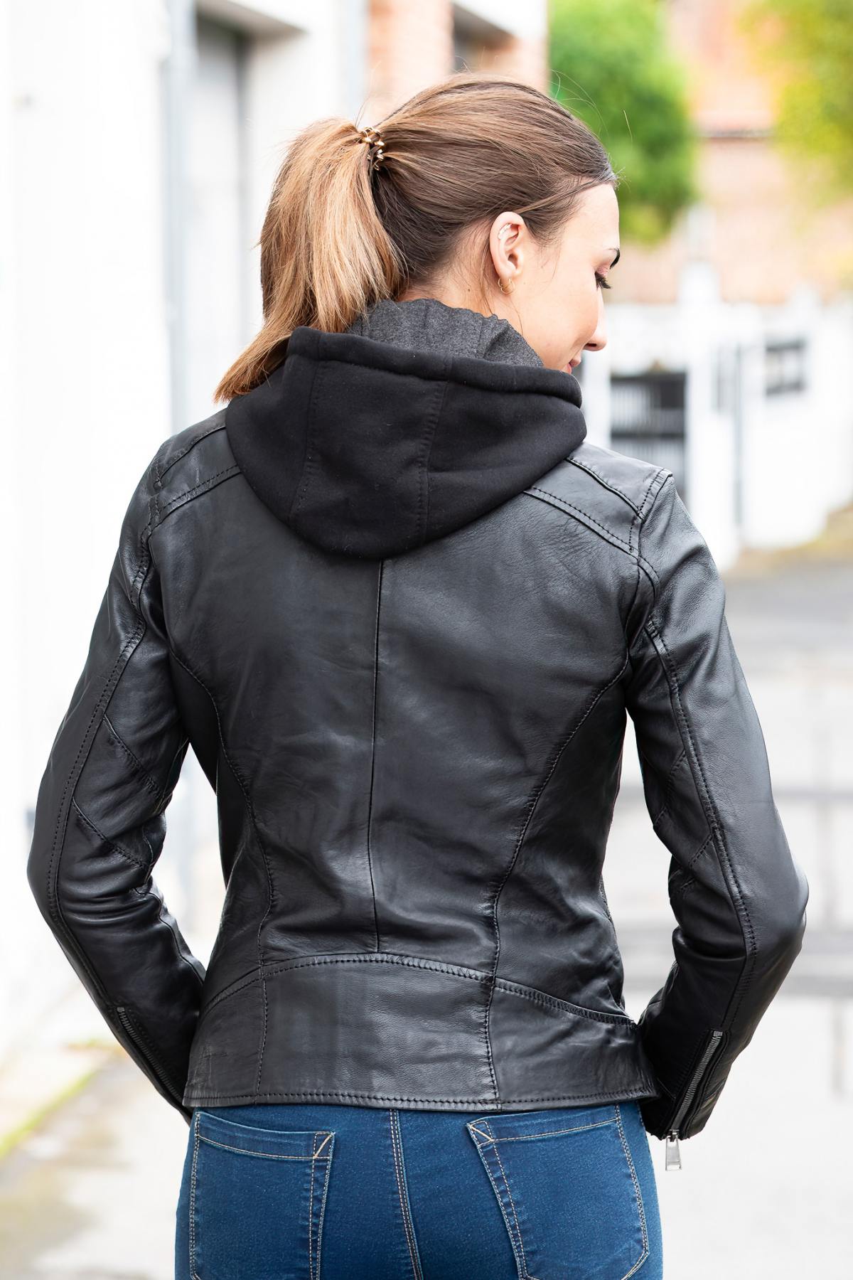 Chaqueta Mujeres Cityzen ISABELA HOOD BLACK — vista 5