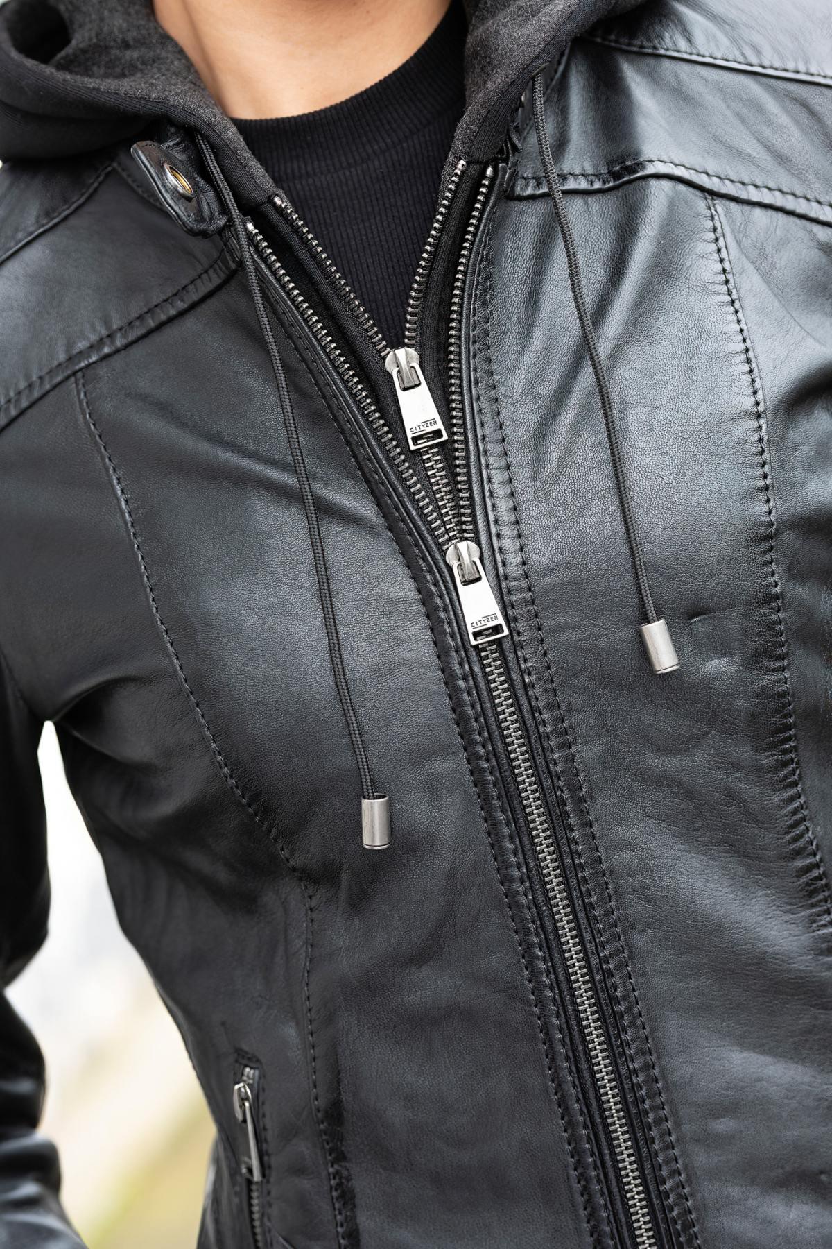 Chaqueta Mujeres Cityzen ISABELA HOOD BLACK — vista 6