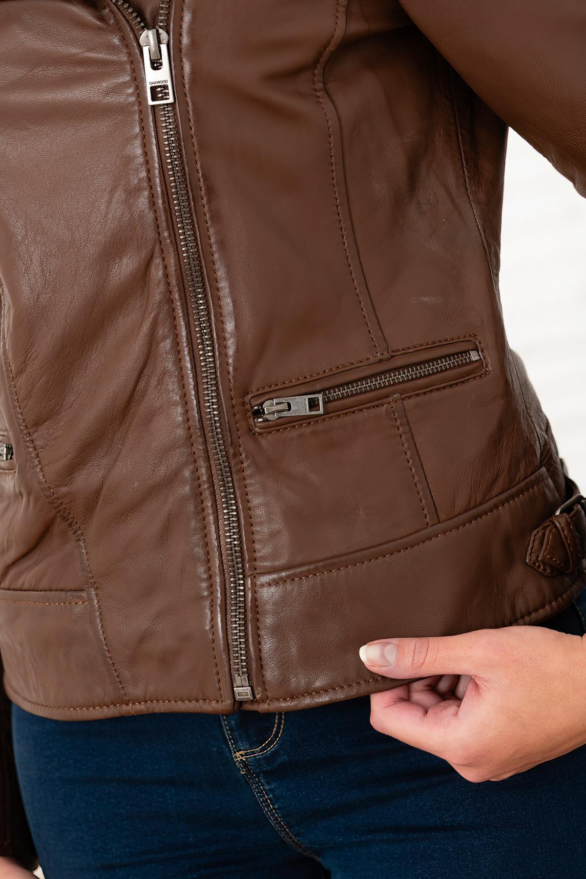 Blouson Femme Oakwood FLASH TABACCO 511 — vue 7