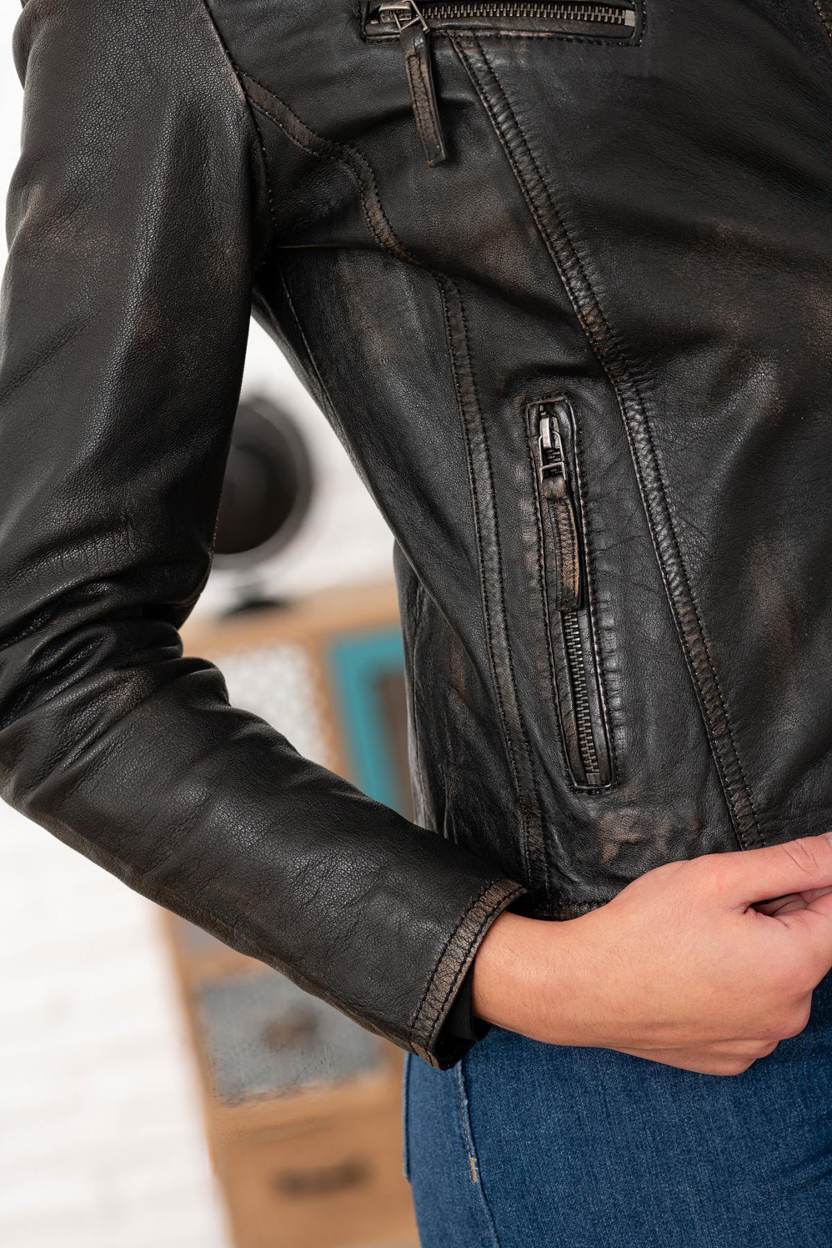 Damen Jacke Oakwood CLIPS MARRON VIEILLI 560 — Ansicht 5