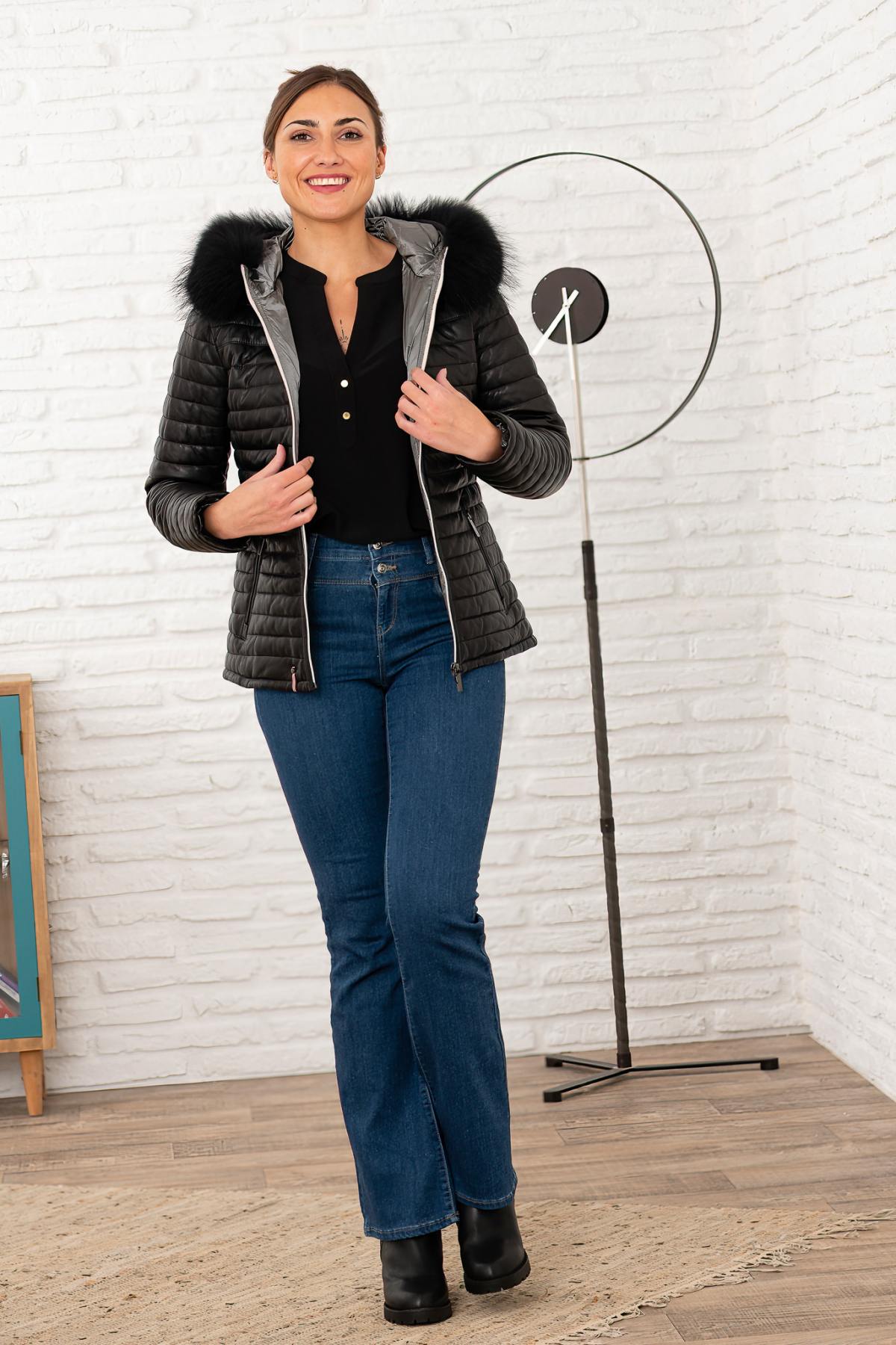 Veste Femme Oakwood MANDY NOIR 501 — vue 6