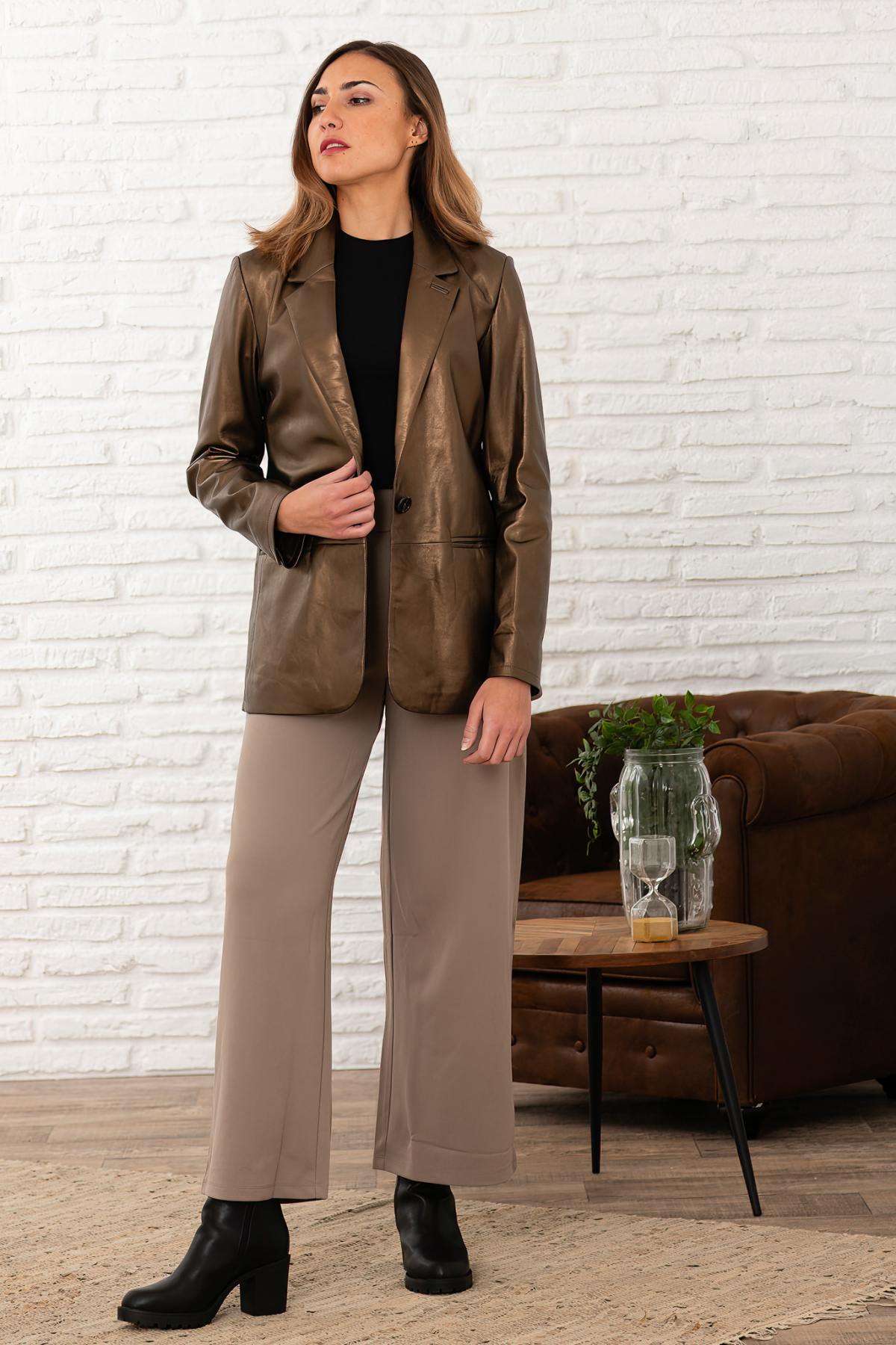 Veste Femme Oakwood MEG METAL GOLD 501 — vue 6