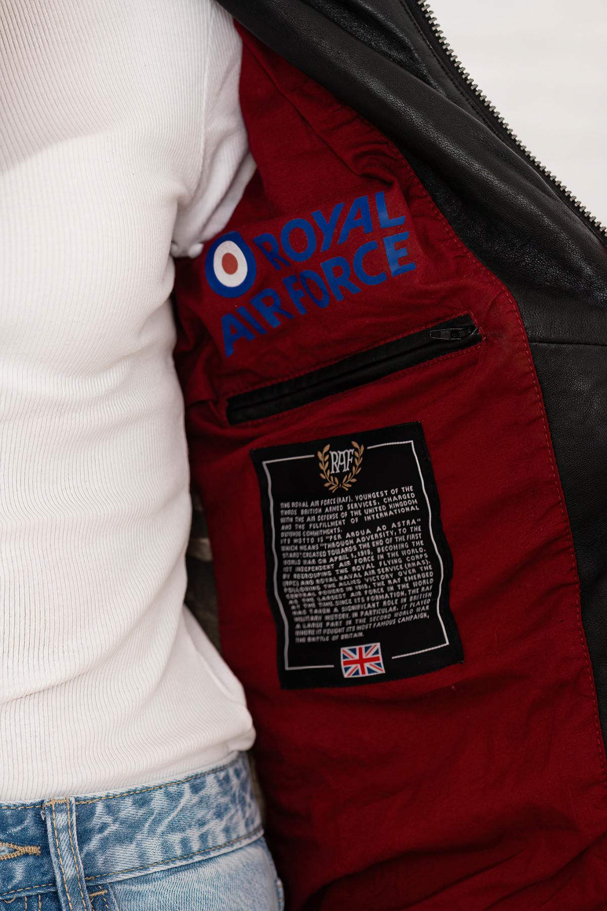 Chaqueta Mujeres Royal Air Force SPITFIRE3 NOIR — vista 4