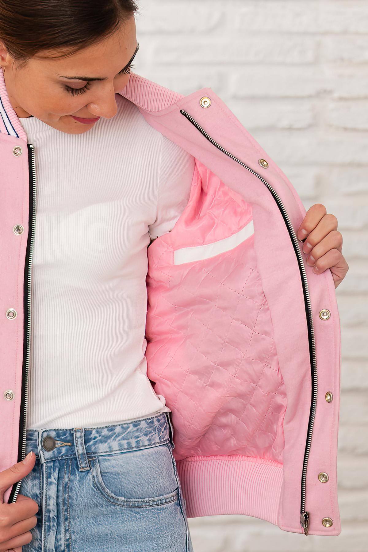 Blouson Femme American College AC-08 PINK — vue 7