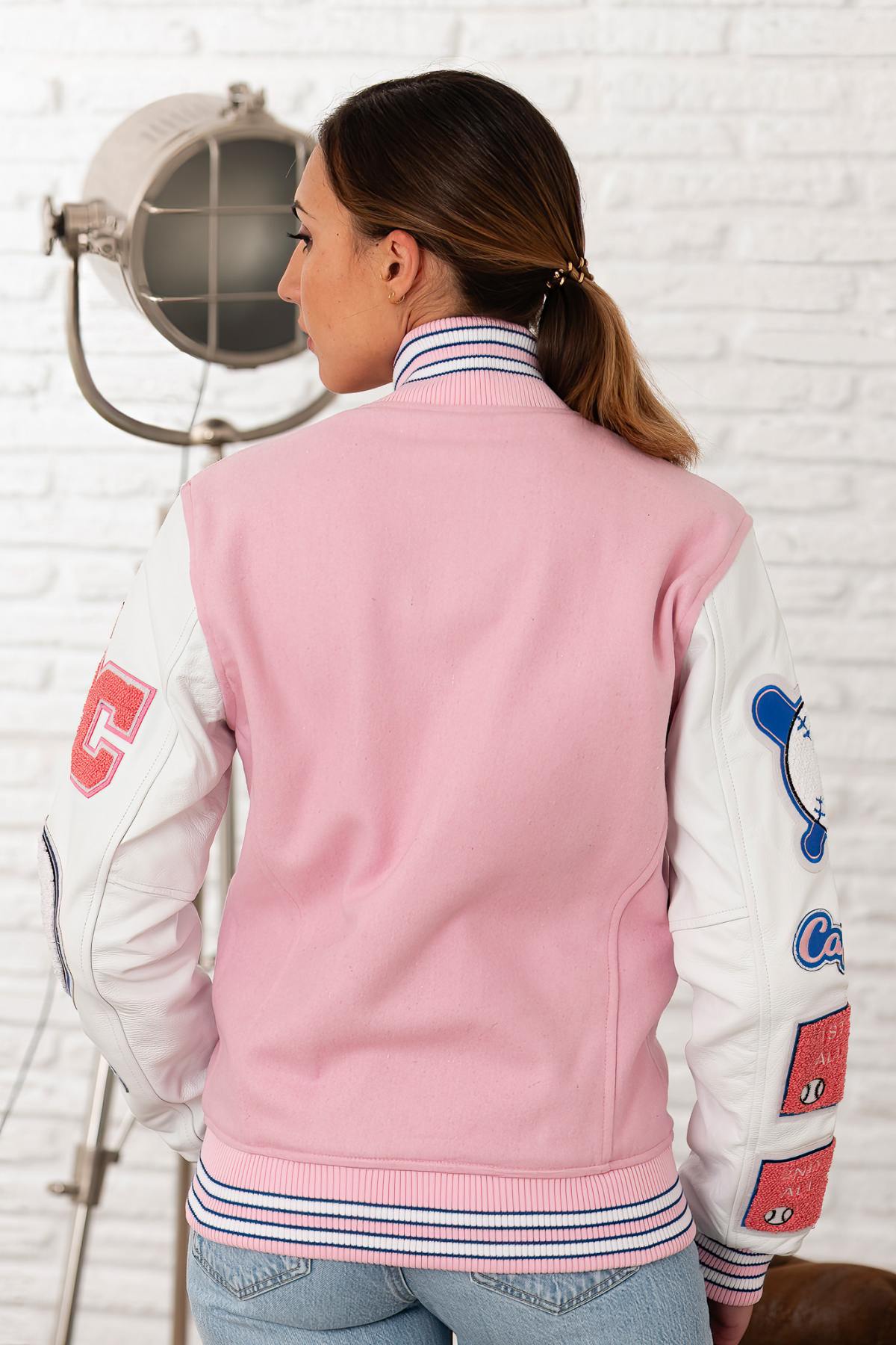 Blouson Femme American College AC-08 PINK — vue 6