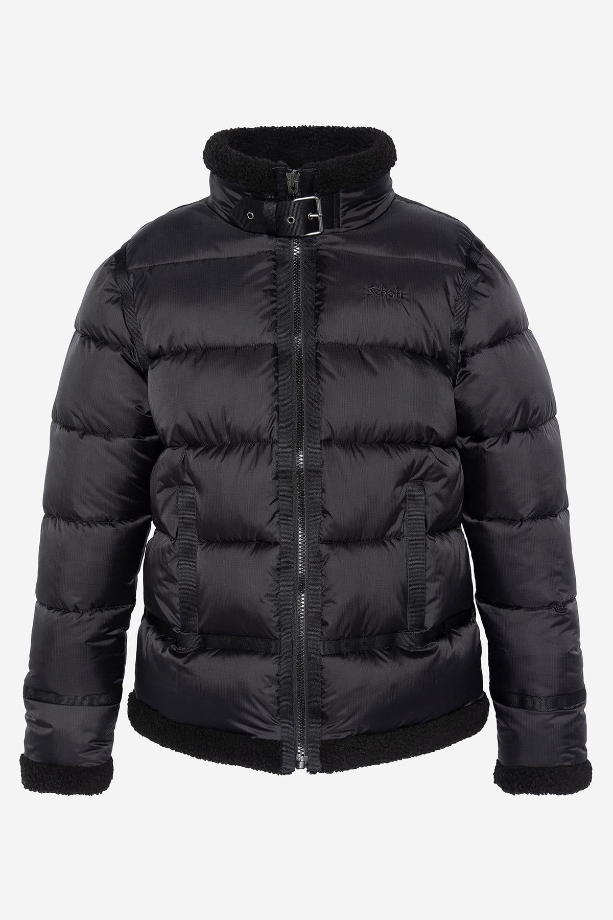Herren Jacke Schott IDAK BLACK/BLACK — Ansicht 4