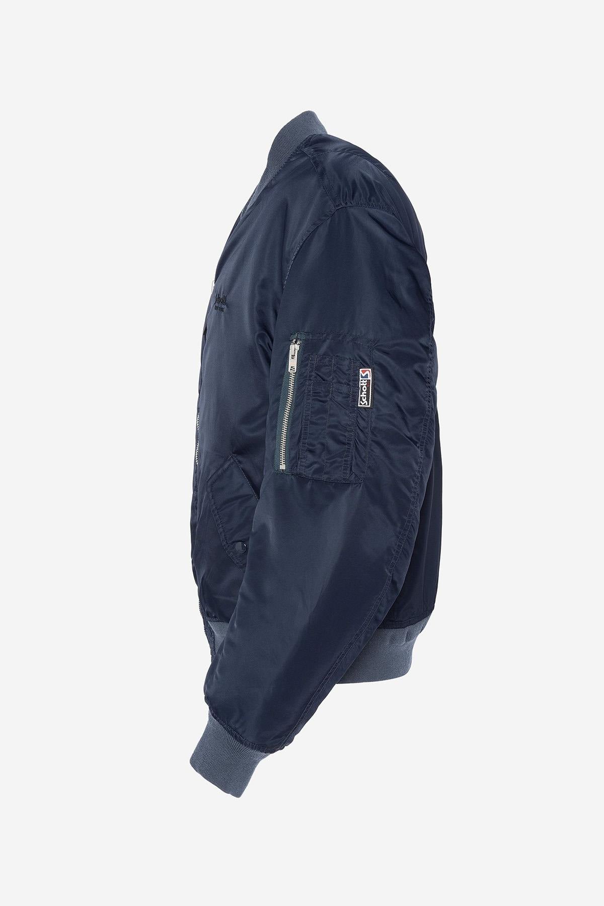 Blouson Homme Schott MACAMPSRS DARK NAVY — vue 5