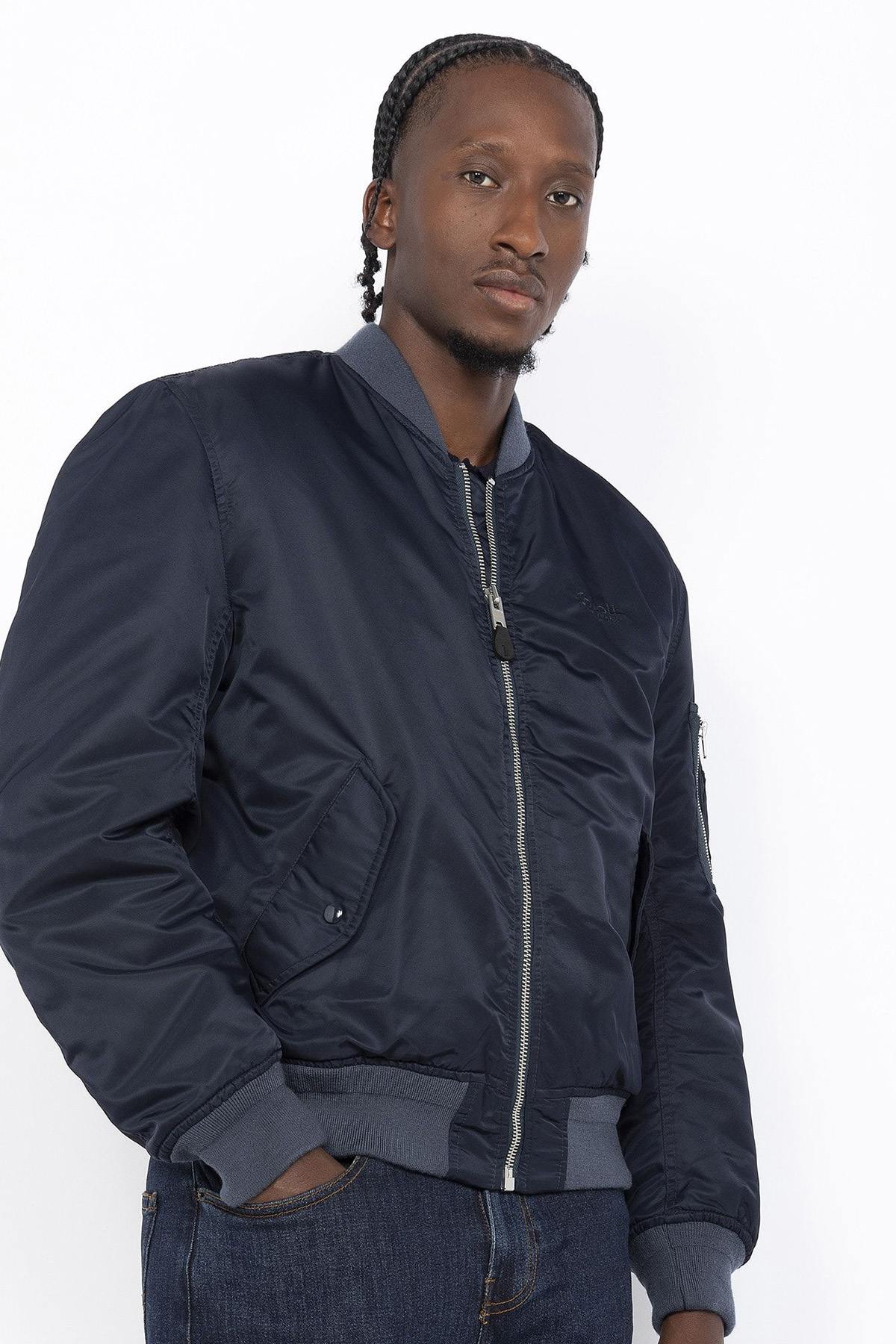 Blouson Homme Schott MACAMPSRS DARK NAVY — vue 1