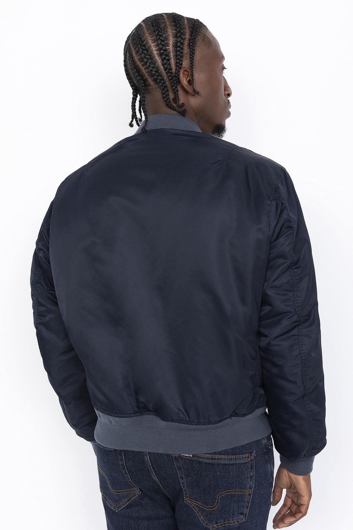 Blouson Homme Schott MACAMPSRS DARK NAVY — vue 3