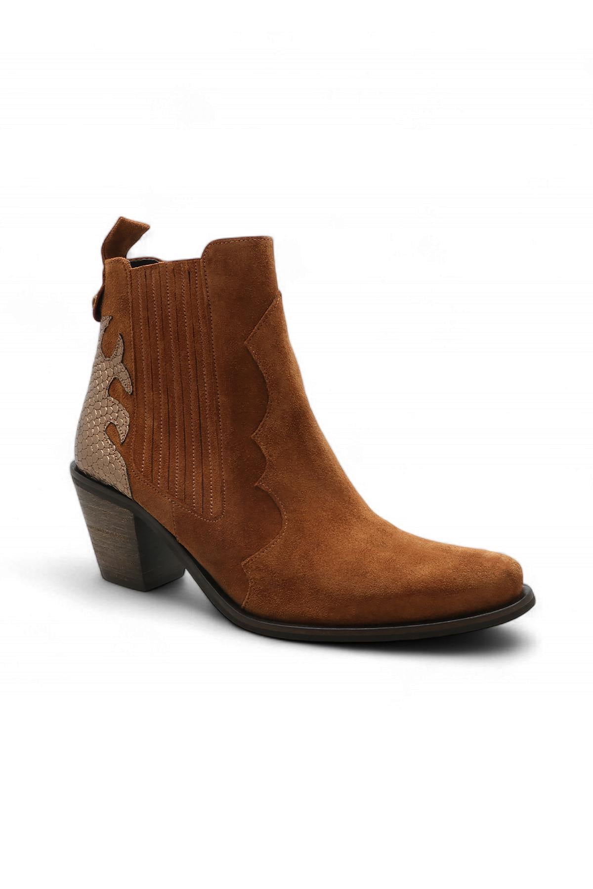 Boots / Bottes Femme Redskins RS HORSE V2 VELOURS CUIO — vue 1