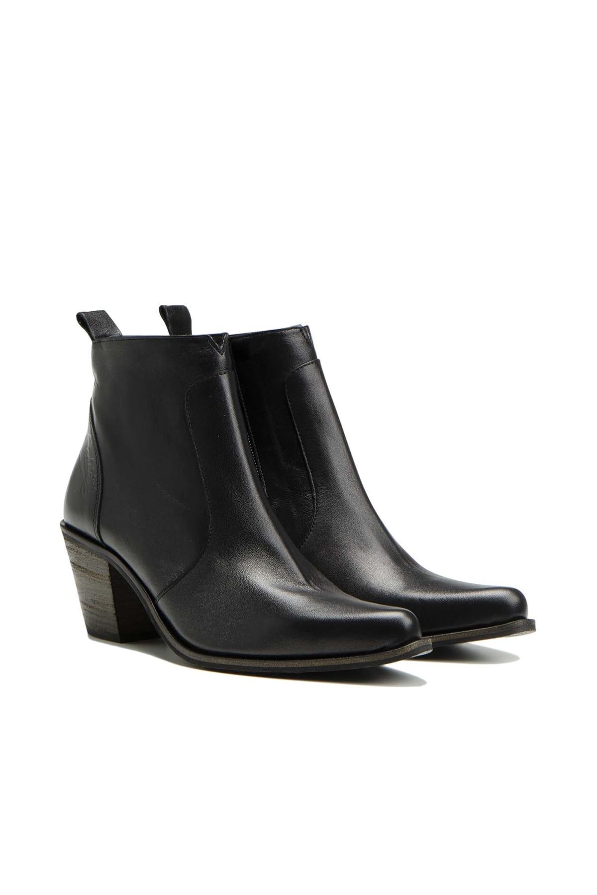 Boots / Bottes Femme Redskins RS.HEAVY V1 NAPPA NOIR — vue 1