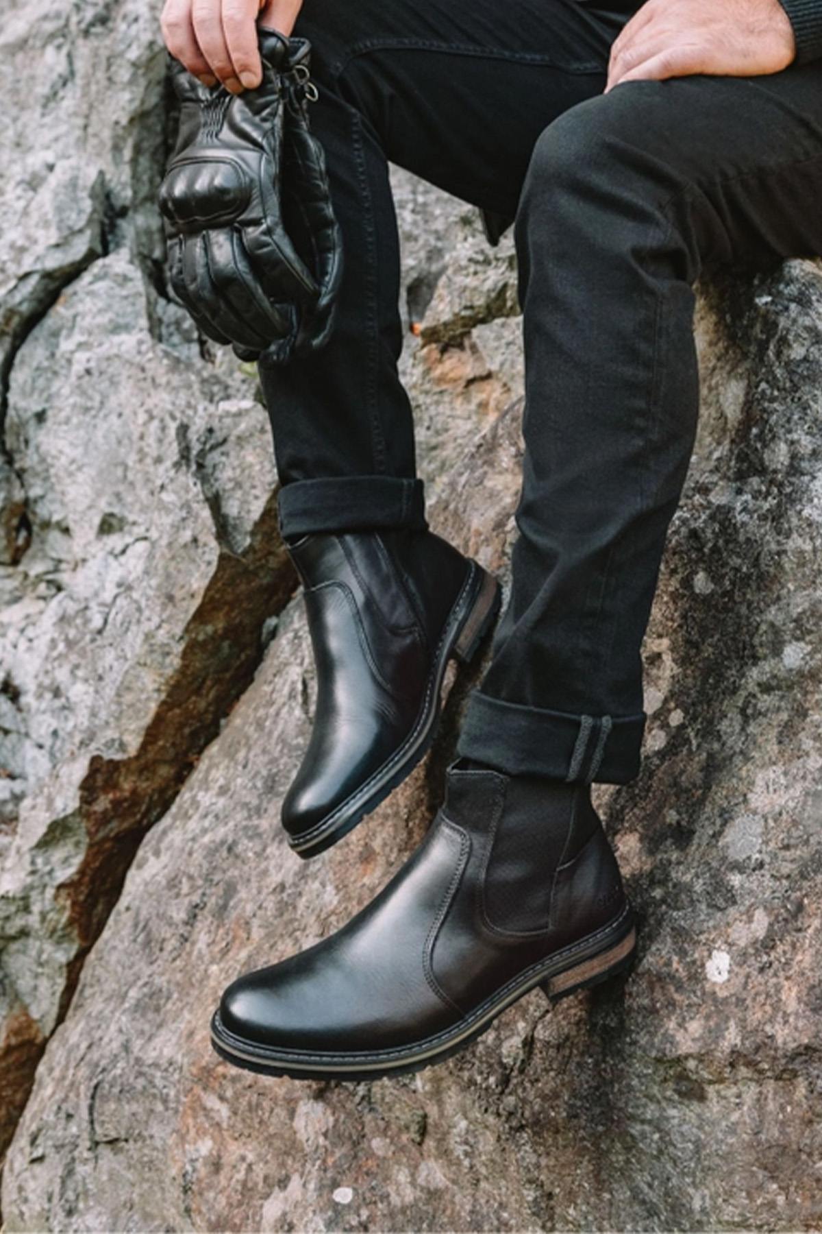 Boots / Bottes Homme Redskins ELSTER NOIR — vue 1