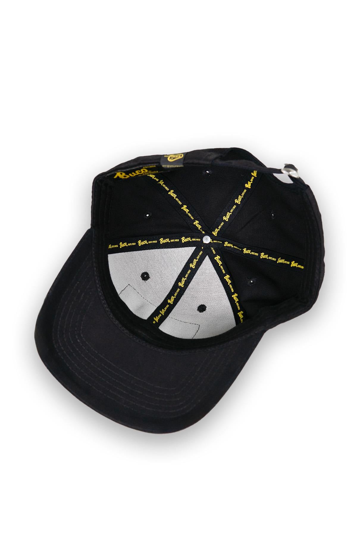 Gorra Hombre Buco BASE PRODUCT BLACK/WHITE — vista 3