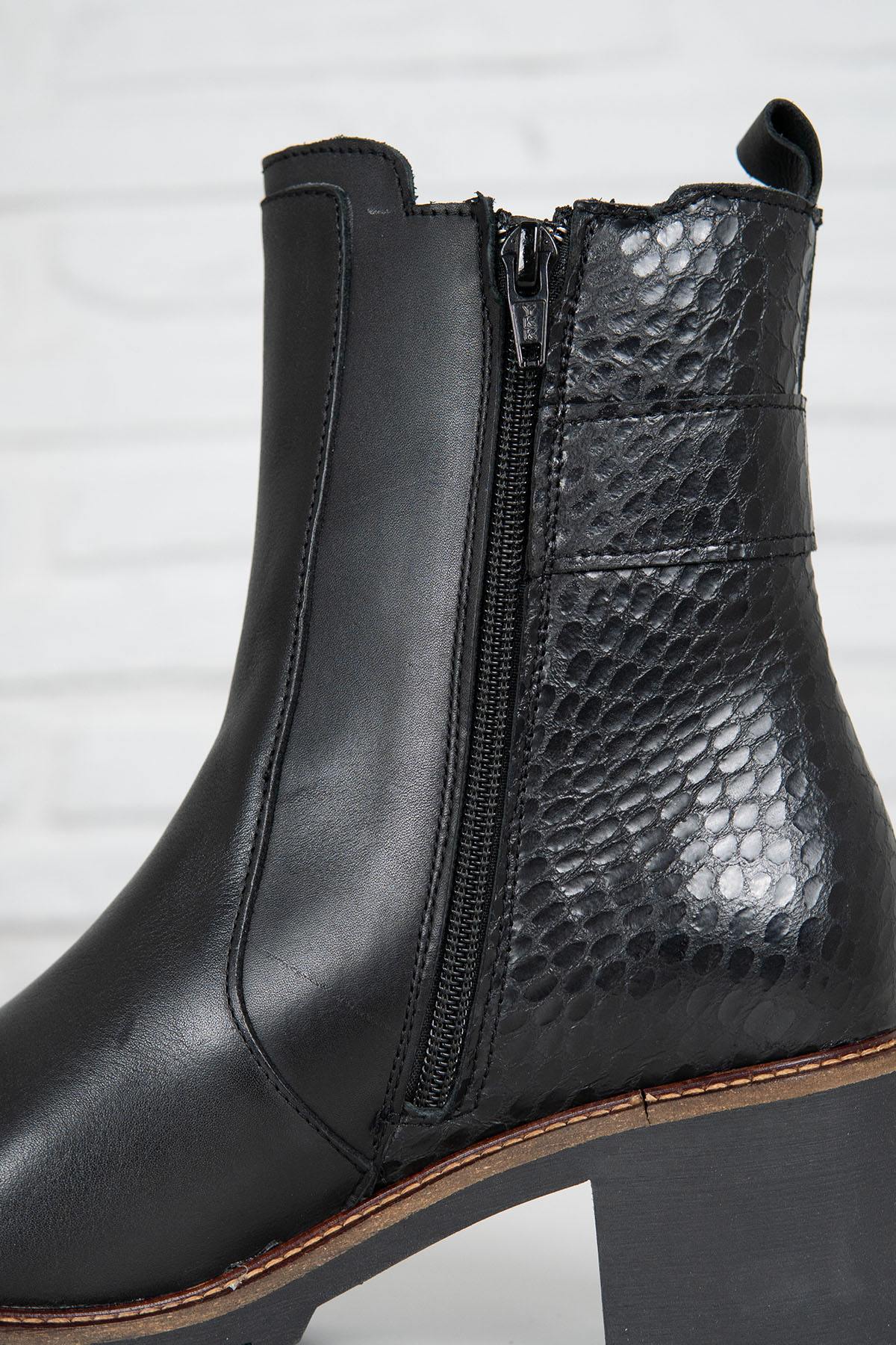 Boots / Bottes Femme Redskins RS.FLAG V1 CRUST NOIR — vue 7