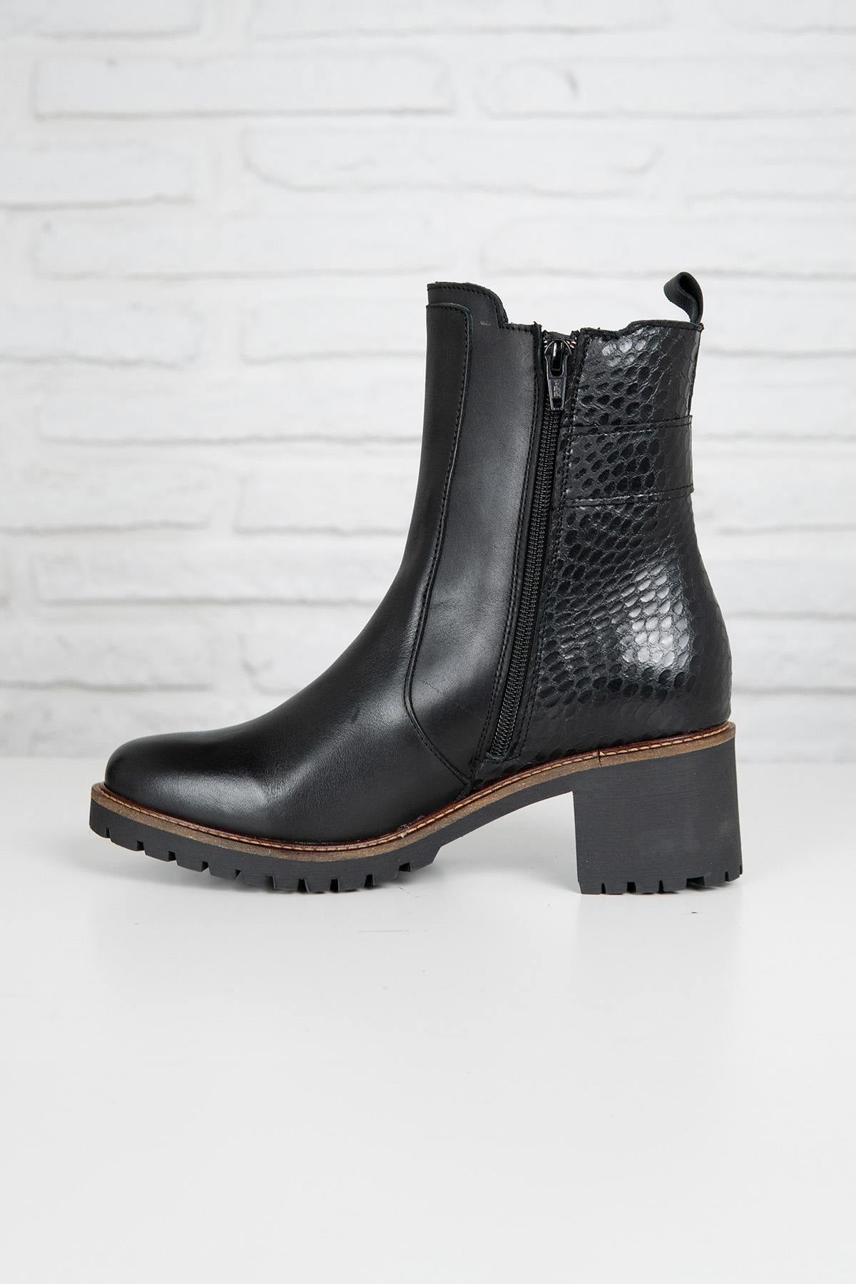 Boots / Bottes Femme Redskins RS.FLAG V1 CRUST NOIR — vue 4